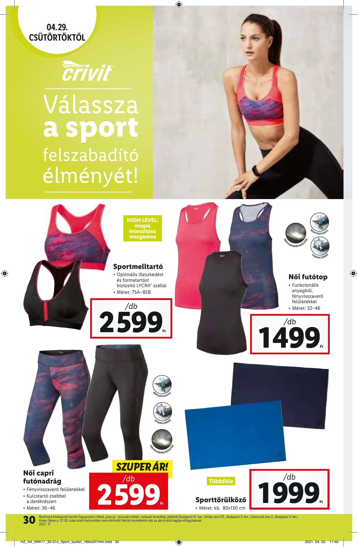 Lidl akciós újság 04.29–05.05 – 30. oldal