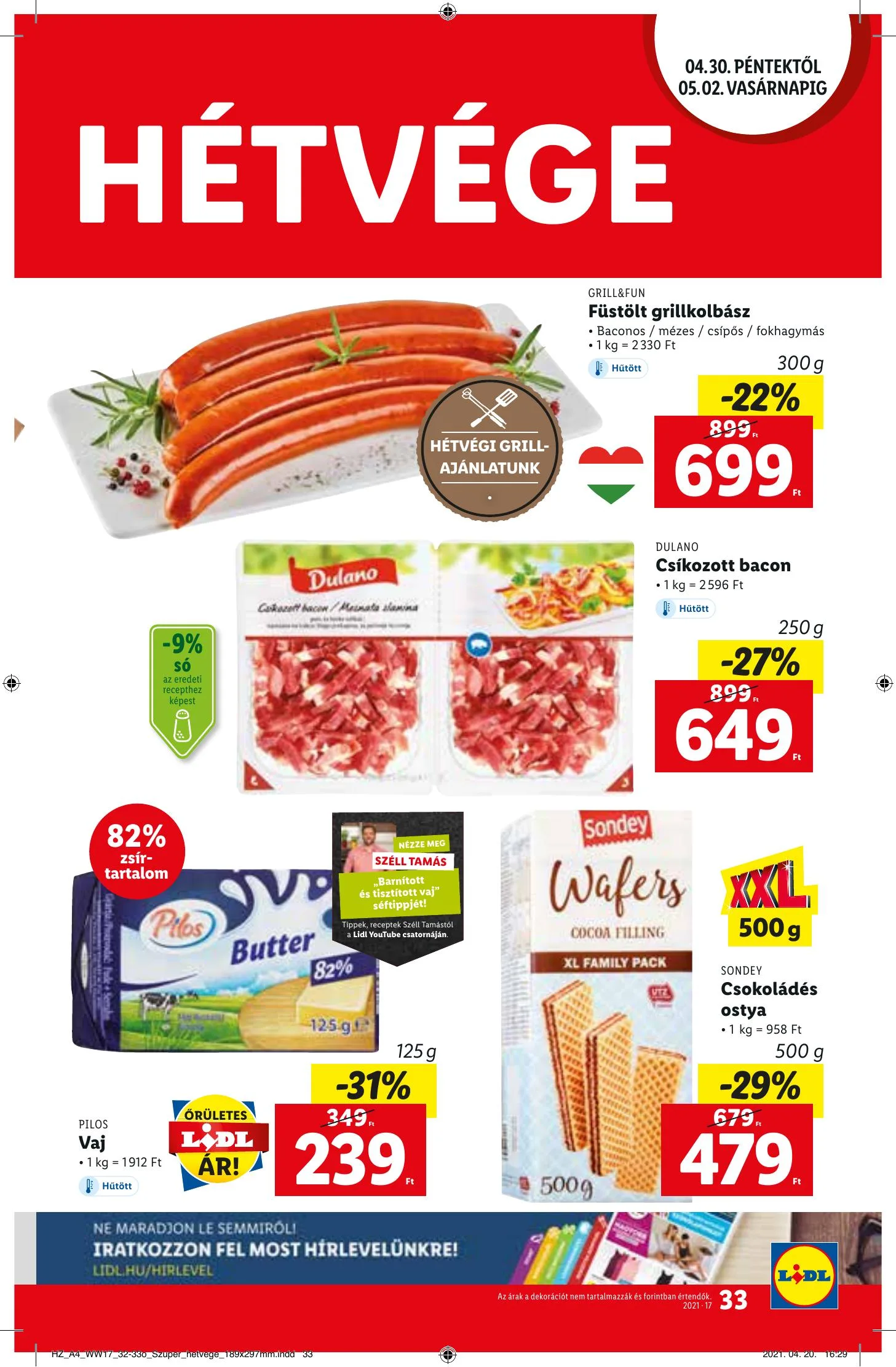 Lidl akciós újság 04.29–05.05 – 33. oldal