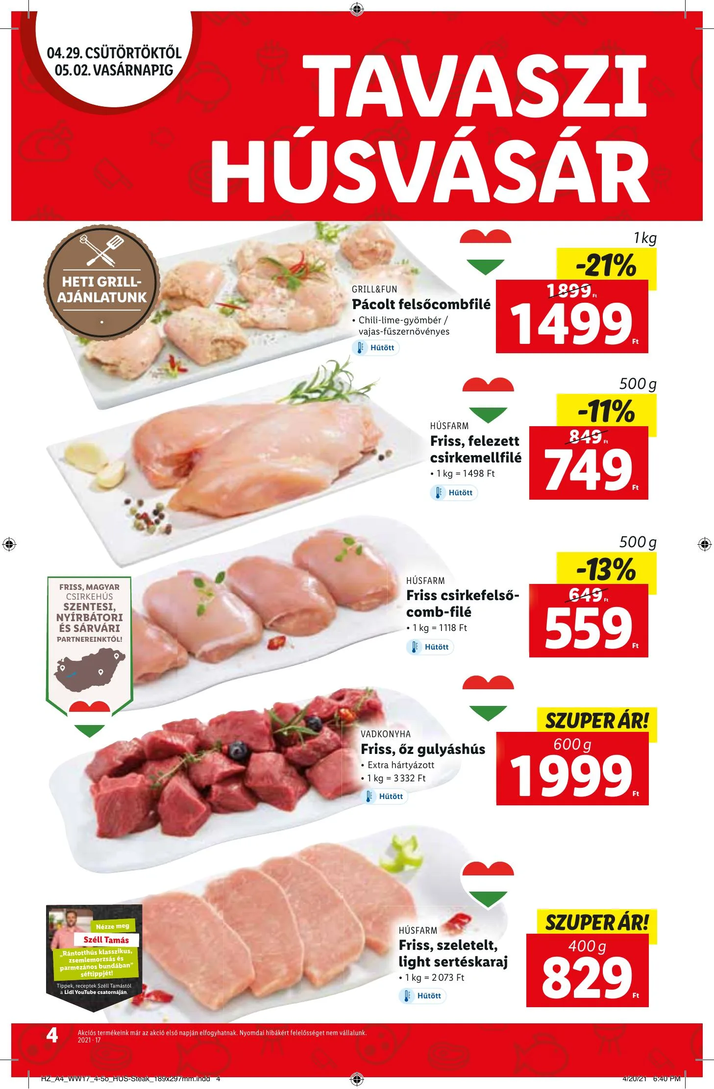 Lidl akciós újság 04.29–05.05 – 4. oldal