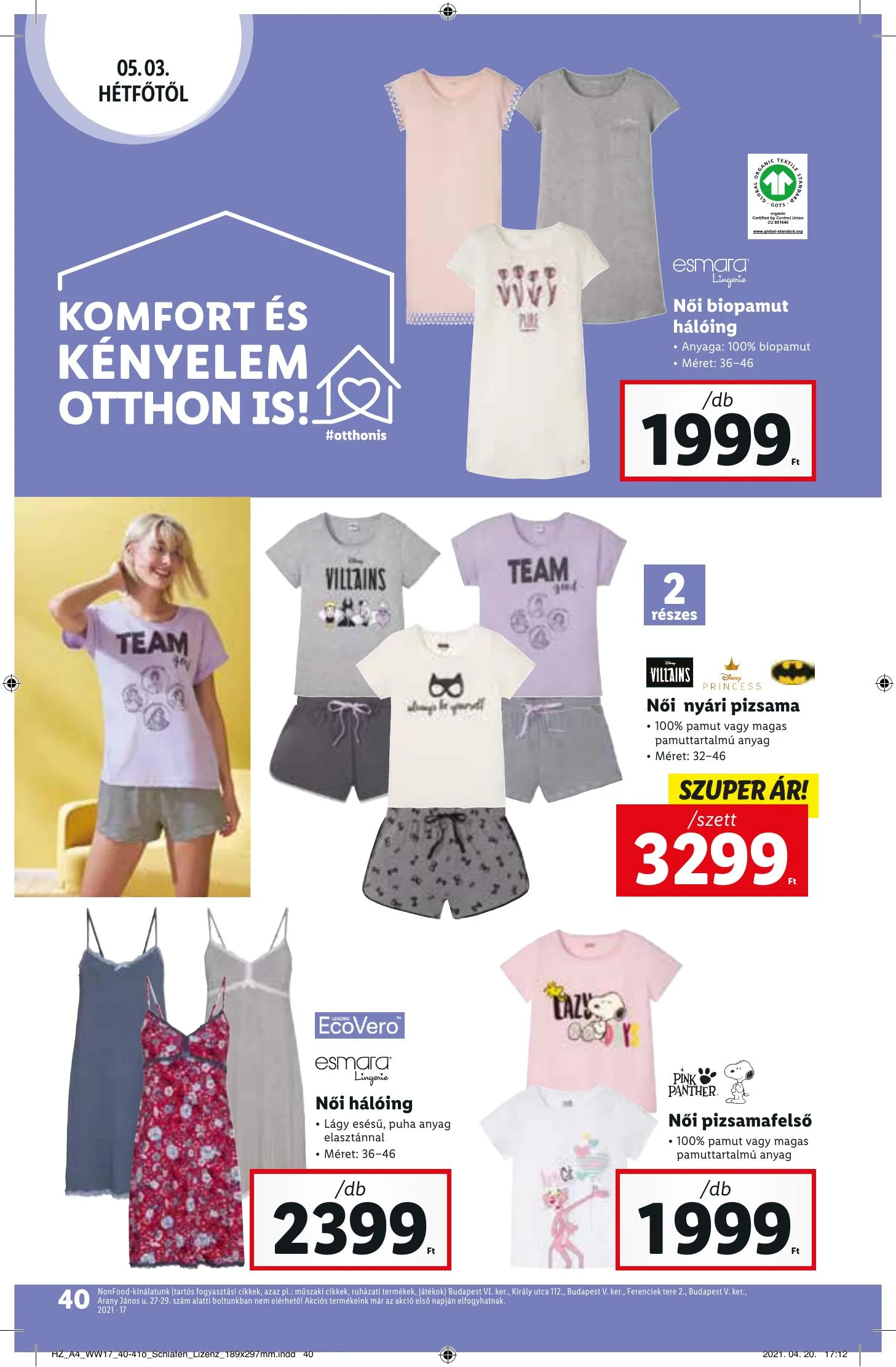 Lidl akciós újság 04.29–05.05 – 40. oldal