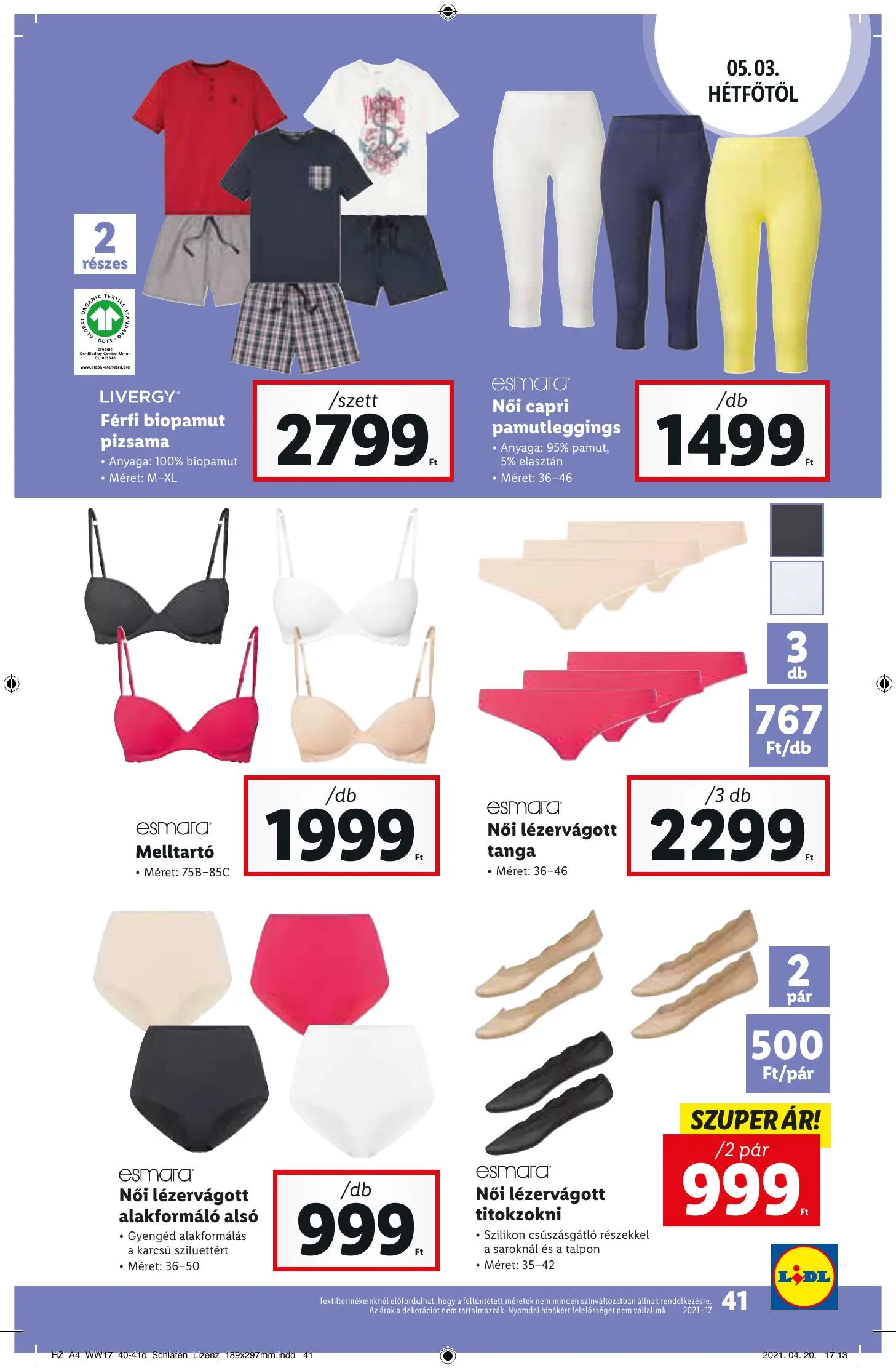 Lidl akciós újság 04.29–05.05 – 41. oldal