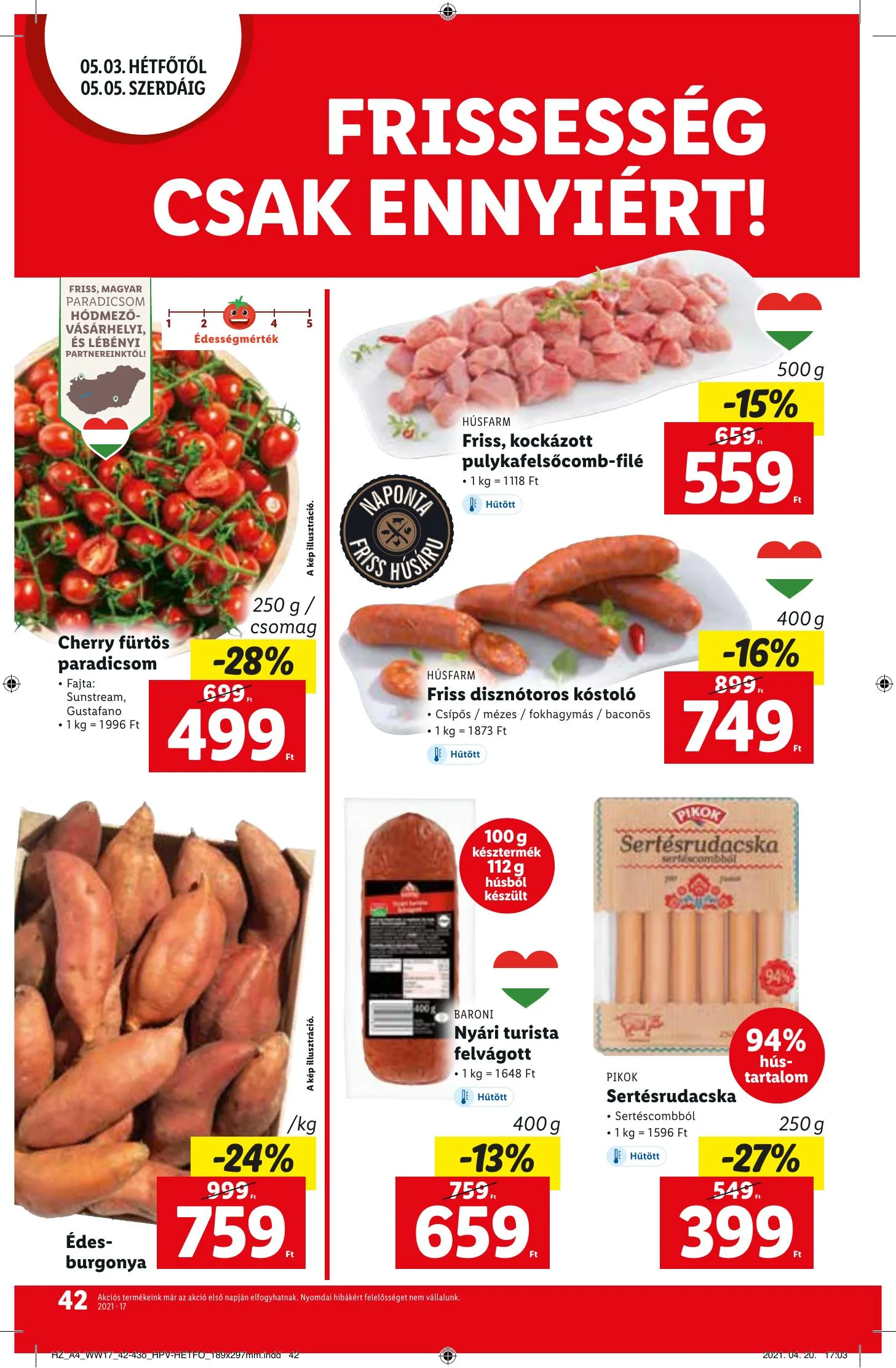 Lidl akciós újság 04.29–05.05 – 42. oldal