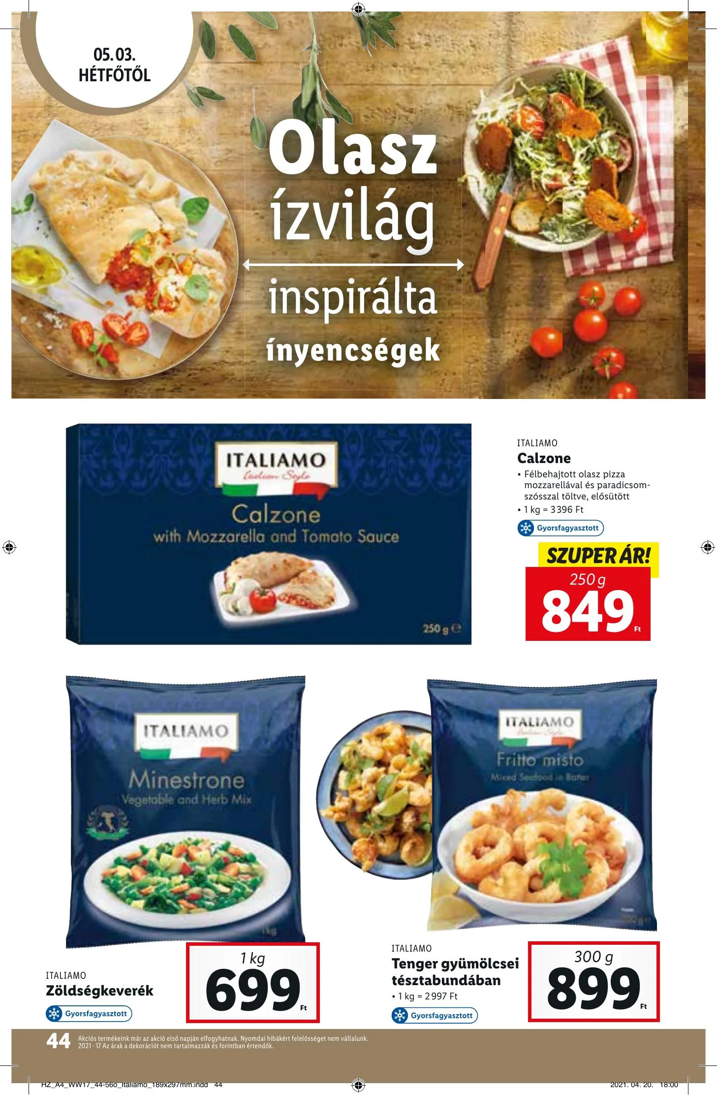 Lidl akciós újság 04.29–05.05 – 44. oldal