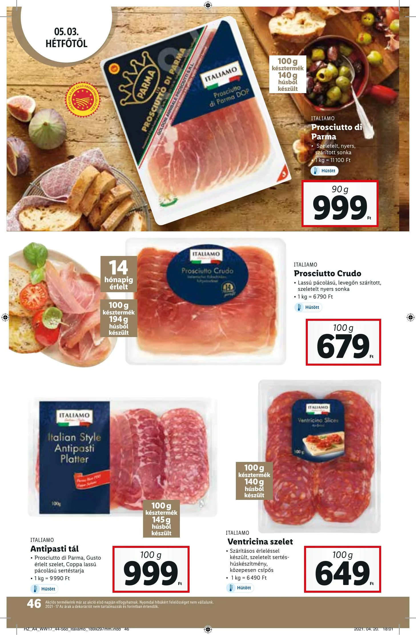 Lidl akciós újság 04.29–05.05 – 46. oldal