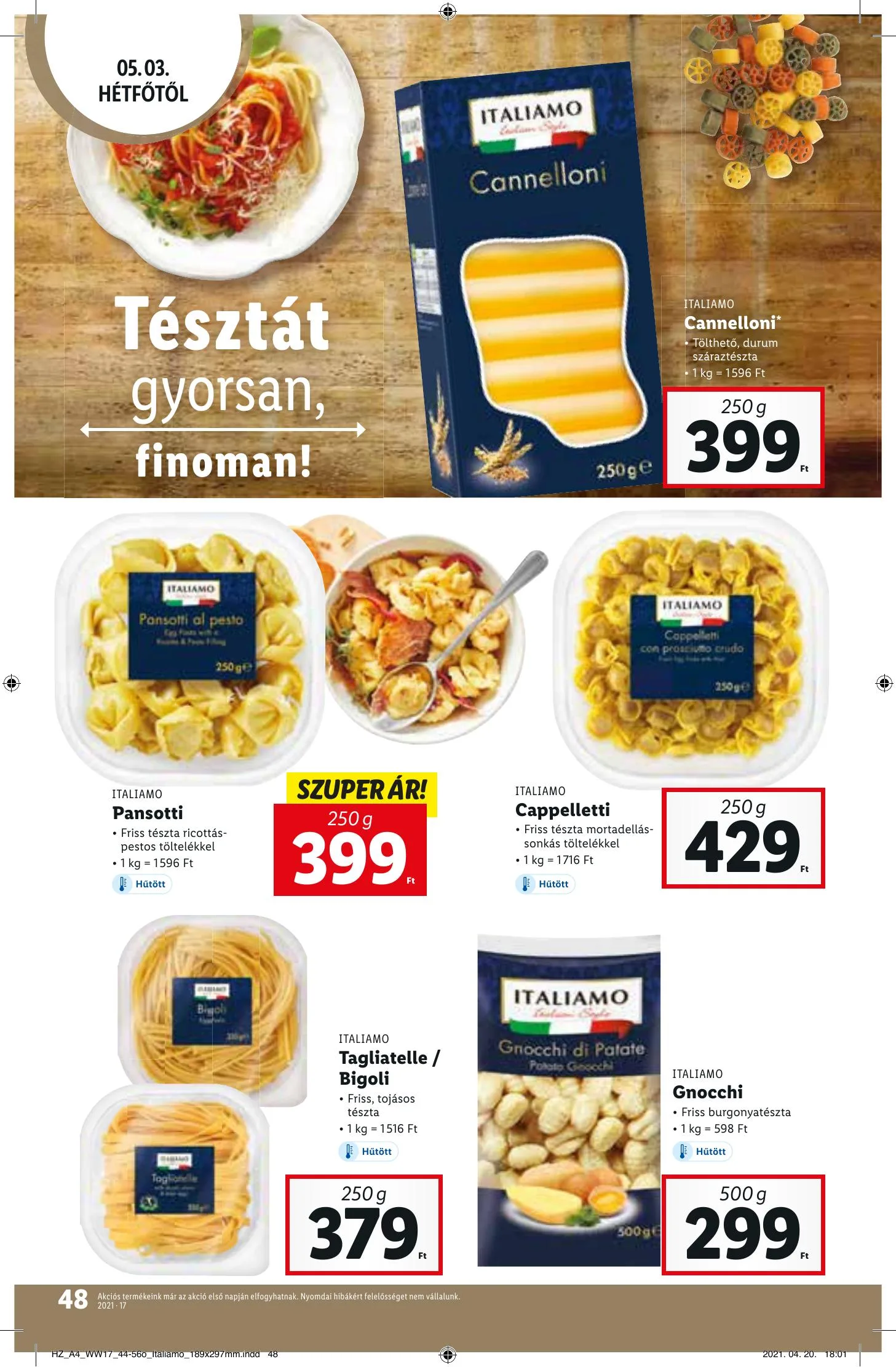 Lidl akciós újság 04.29–05.05 – 48. oldal