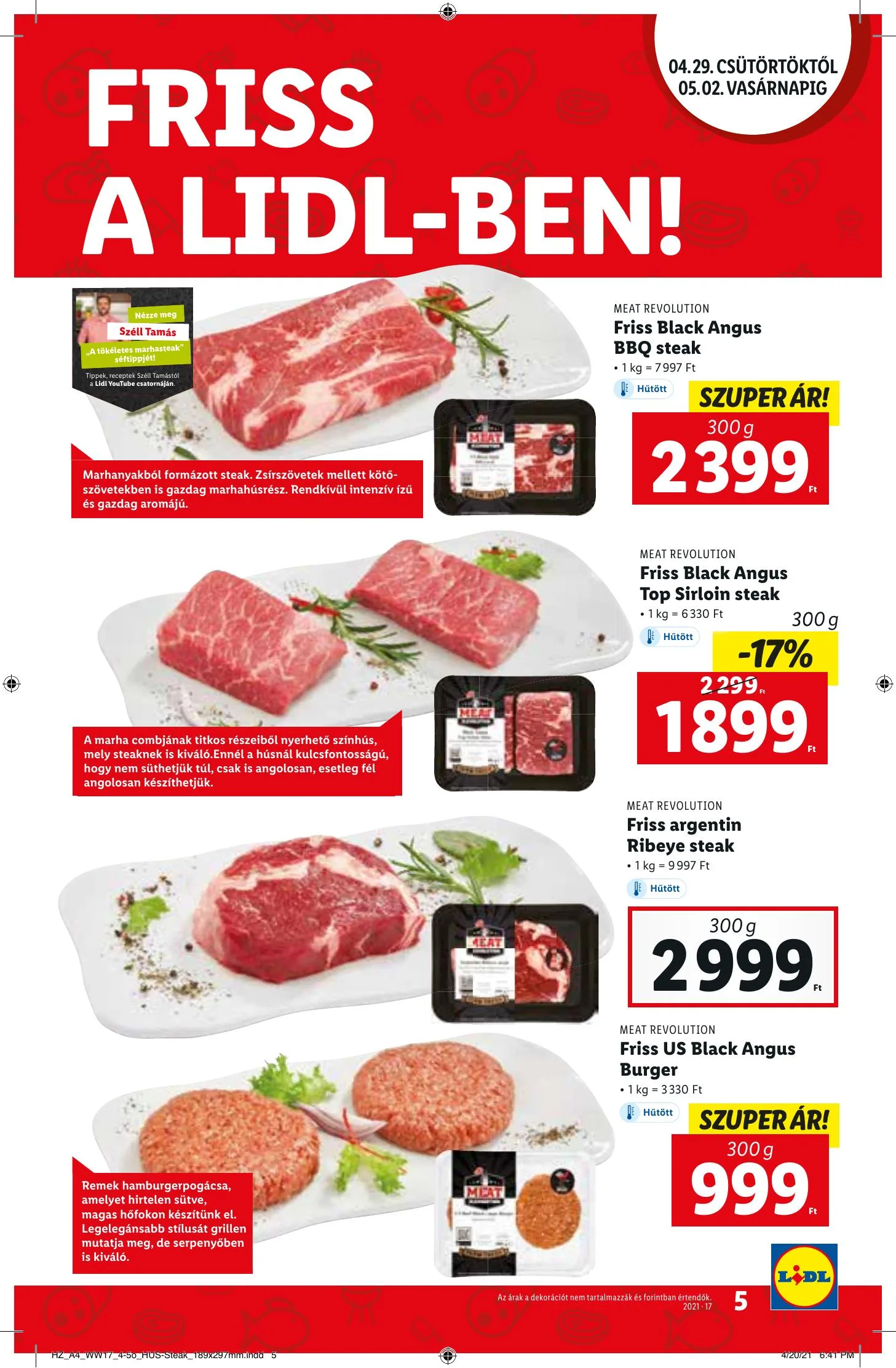 Lidl akciós újság 04.29–05.05 – 5. oldal