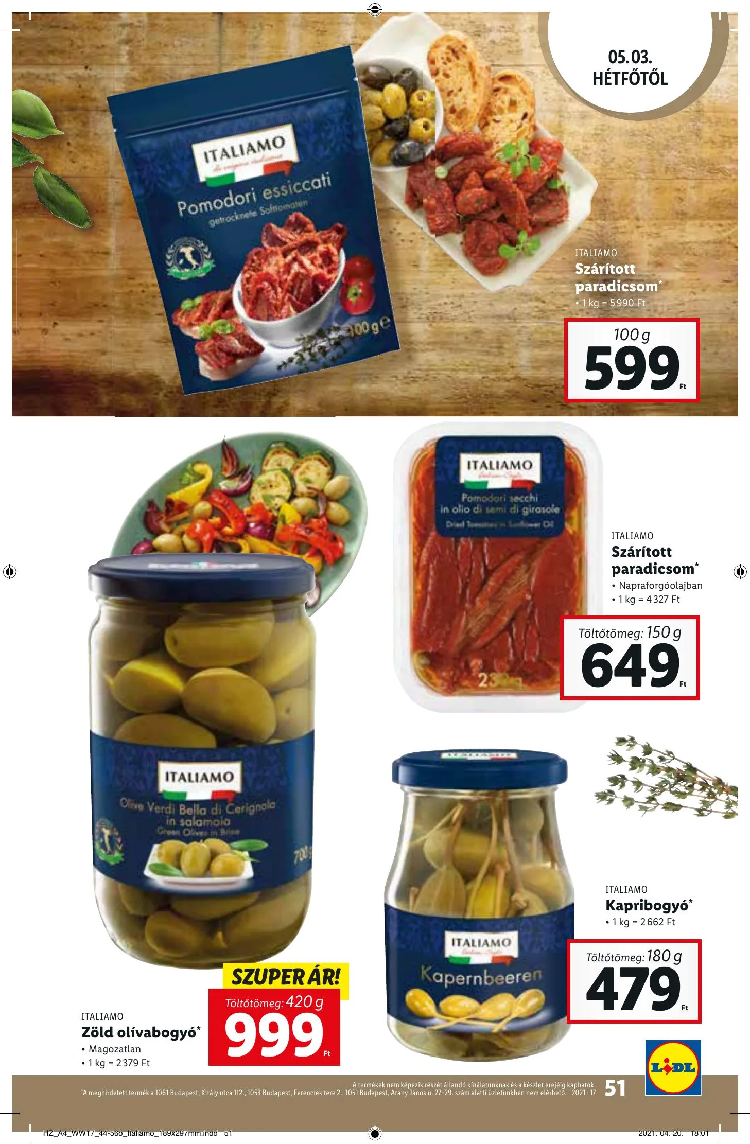 Lidl akciós újság 04.29–05.05 – 51. oldal