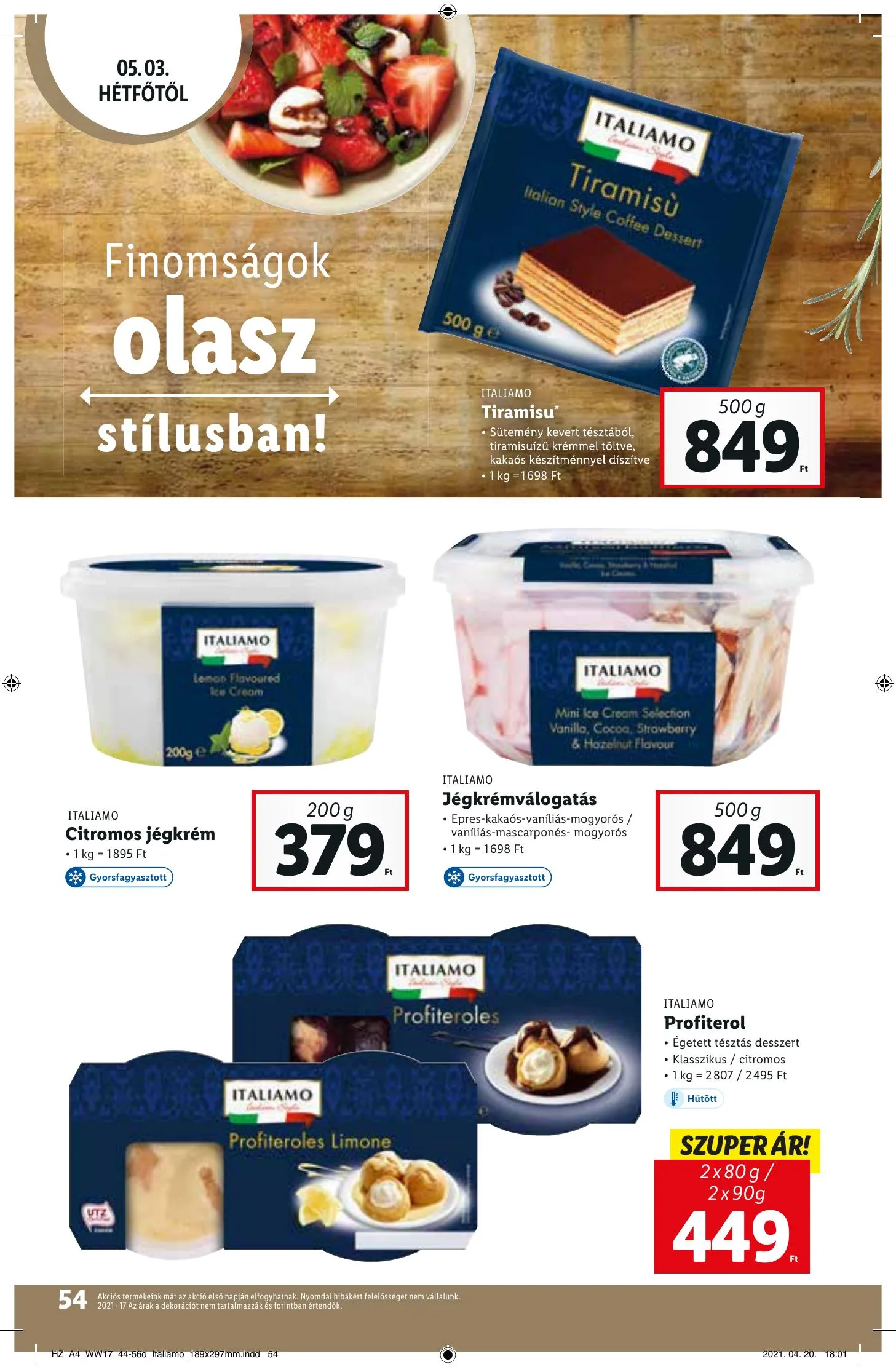 Lidl akciós újság 04.29–05.05 – 54. oldal