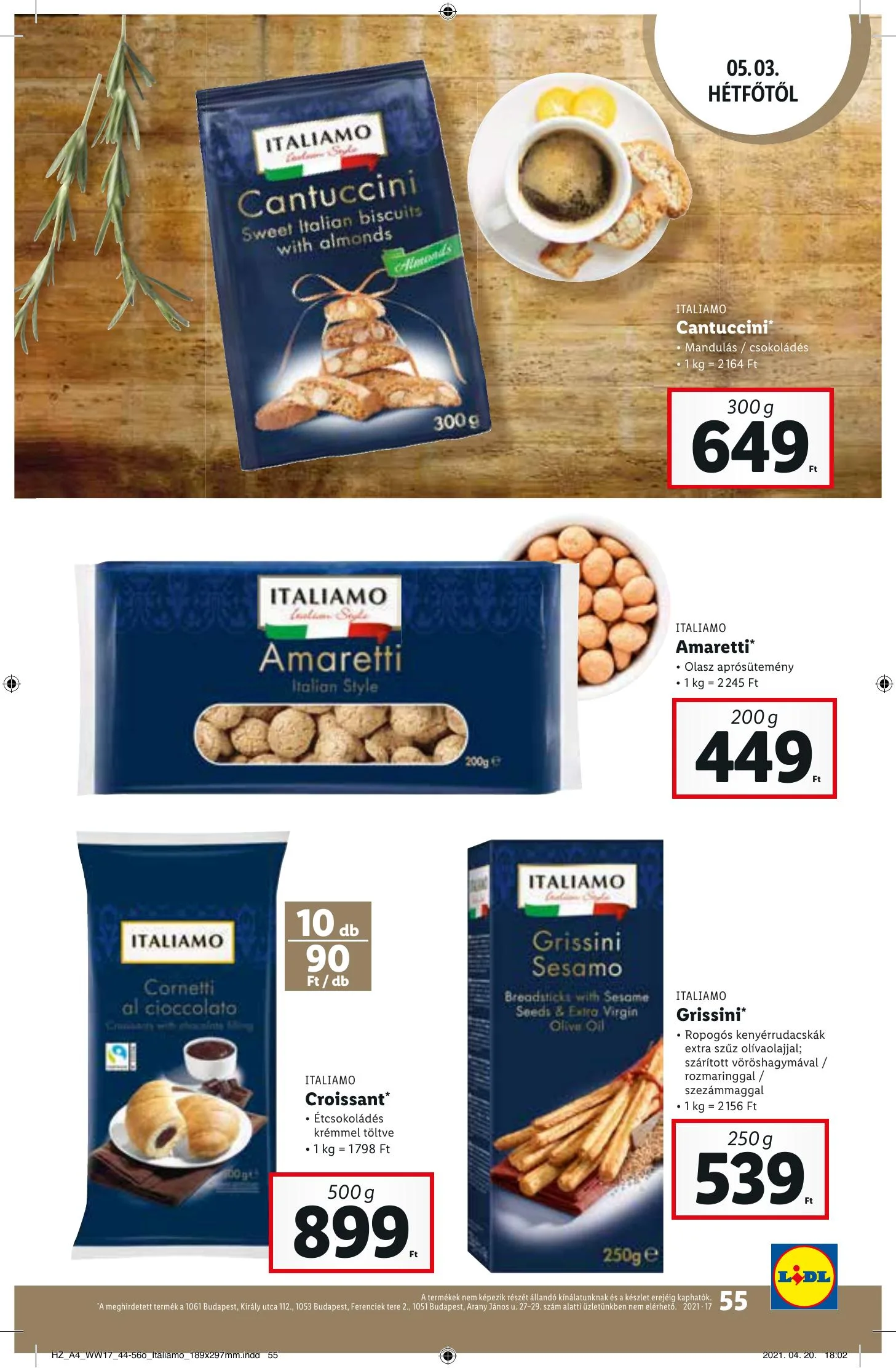 Lidl akciós újság 04.29–05.05 – 55. oldal