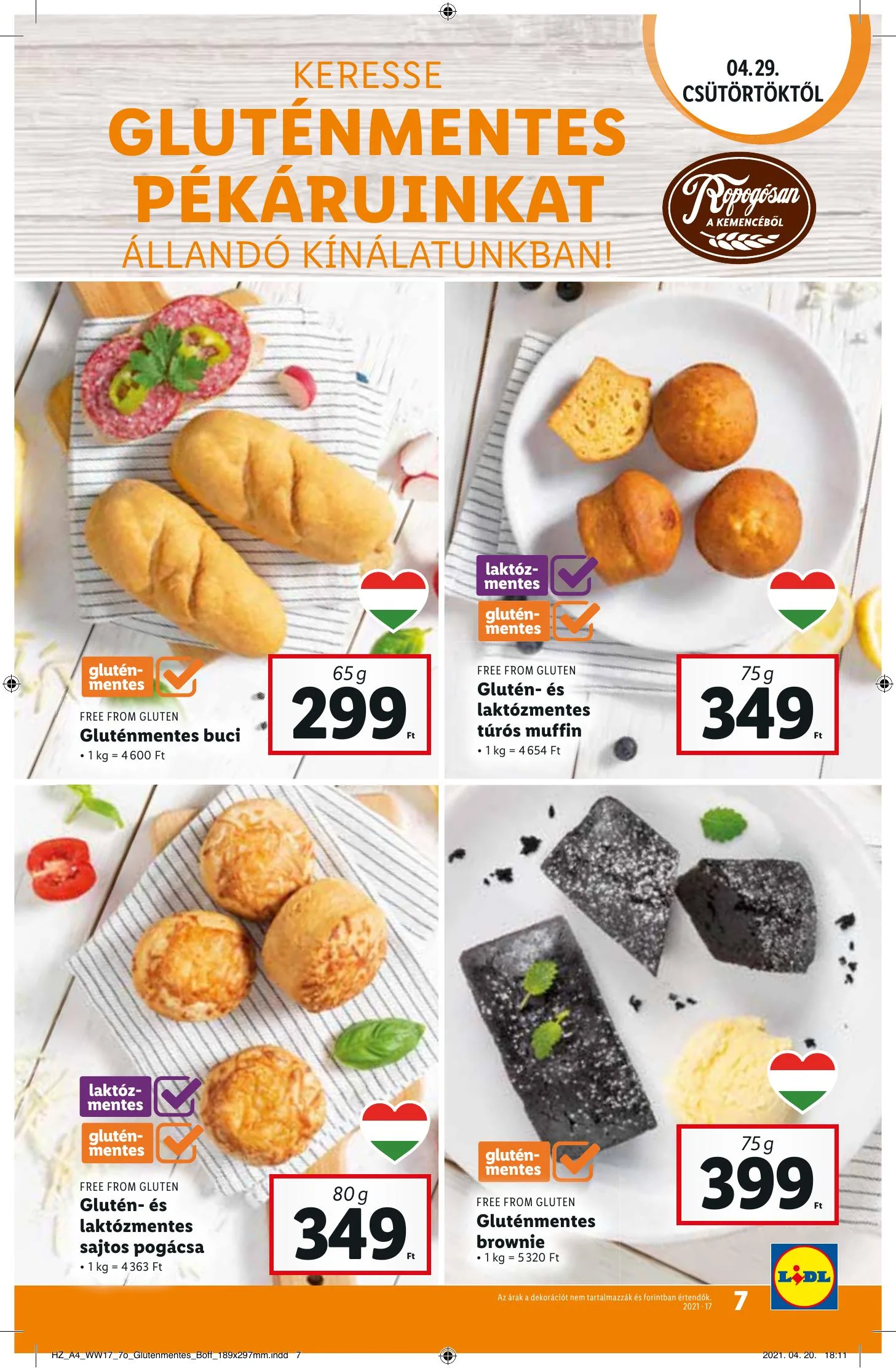 Lidl akciós újság 04.29–05.05 – 7. oldal