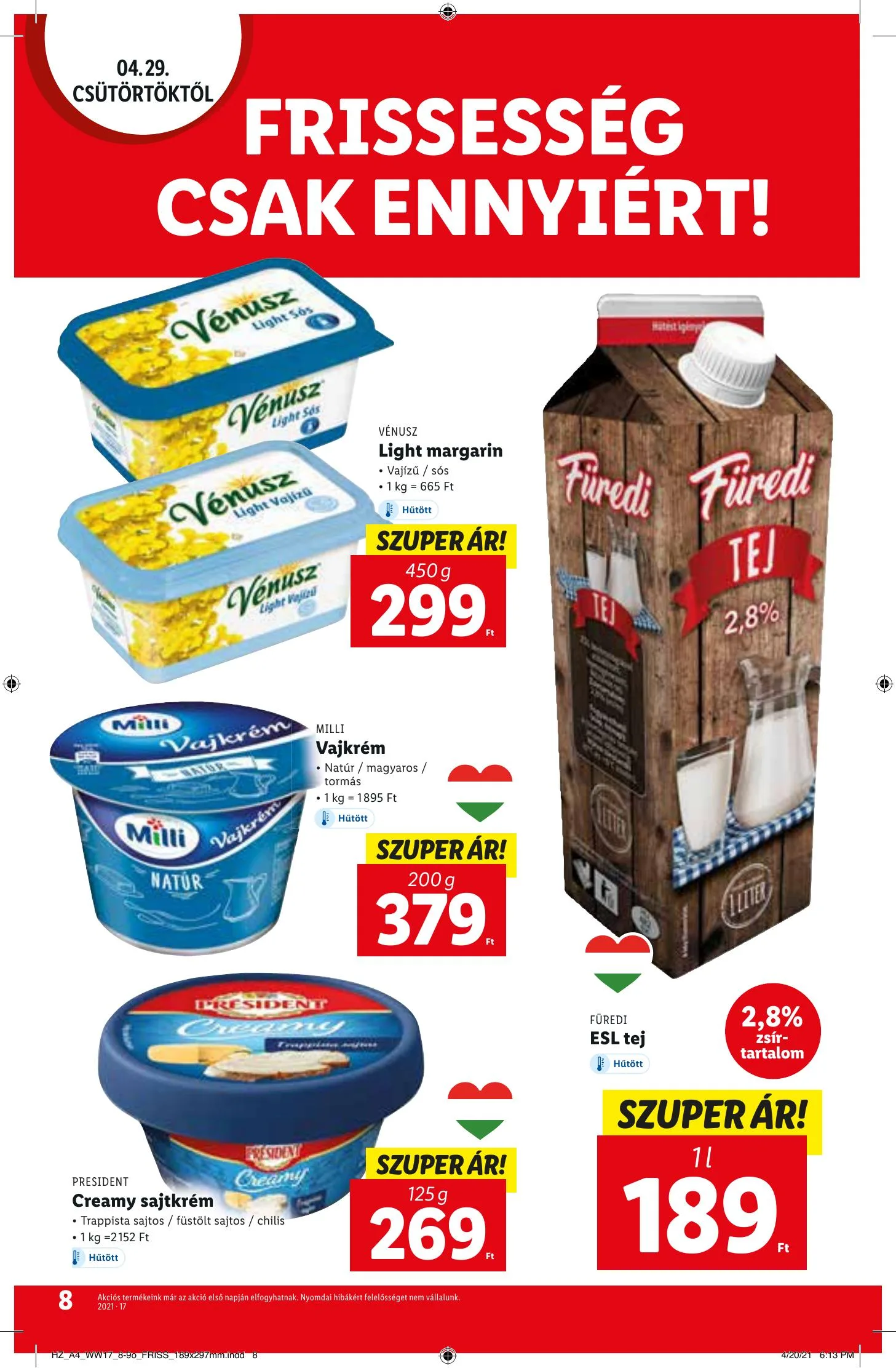 Lidl akciós újság 04.29–05.05 – 8. oldal