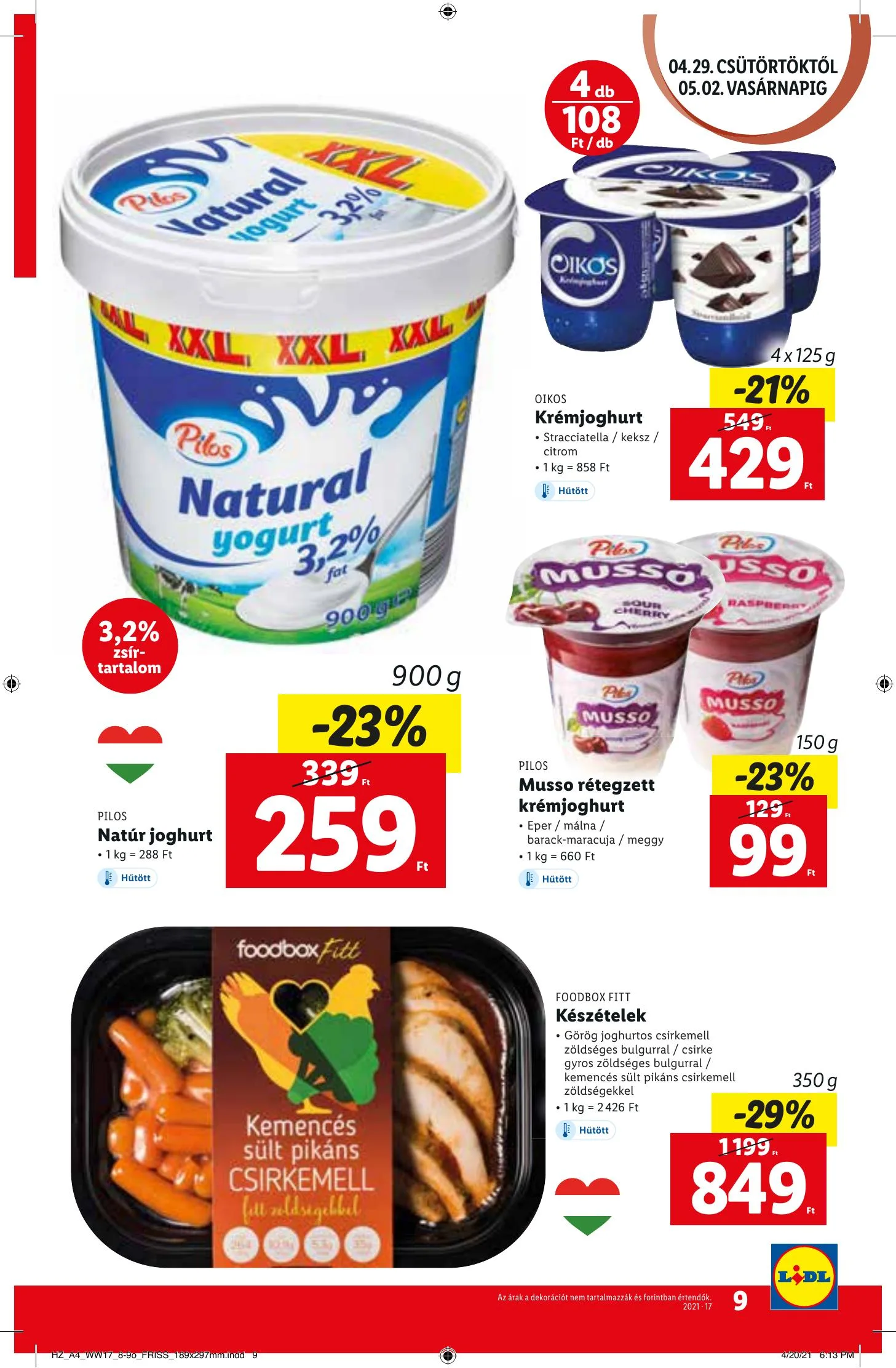 Lidl akciós újság 04.29–05.05 – 9. oldal