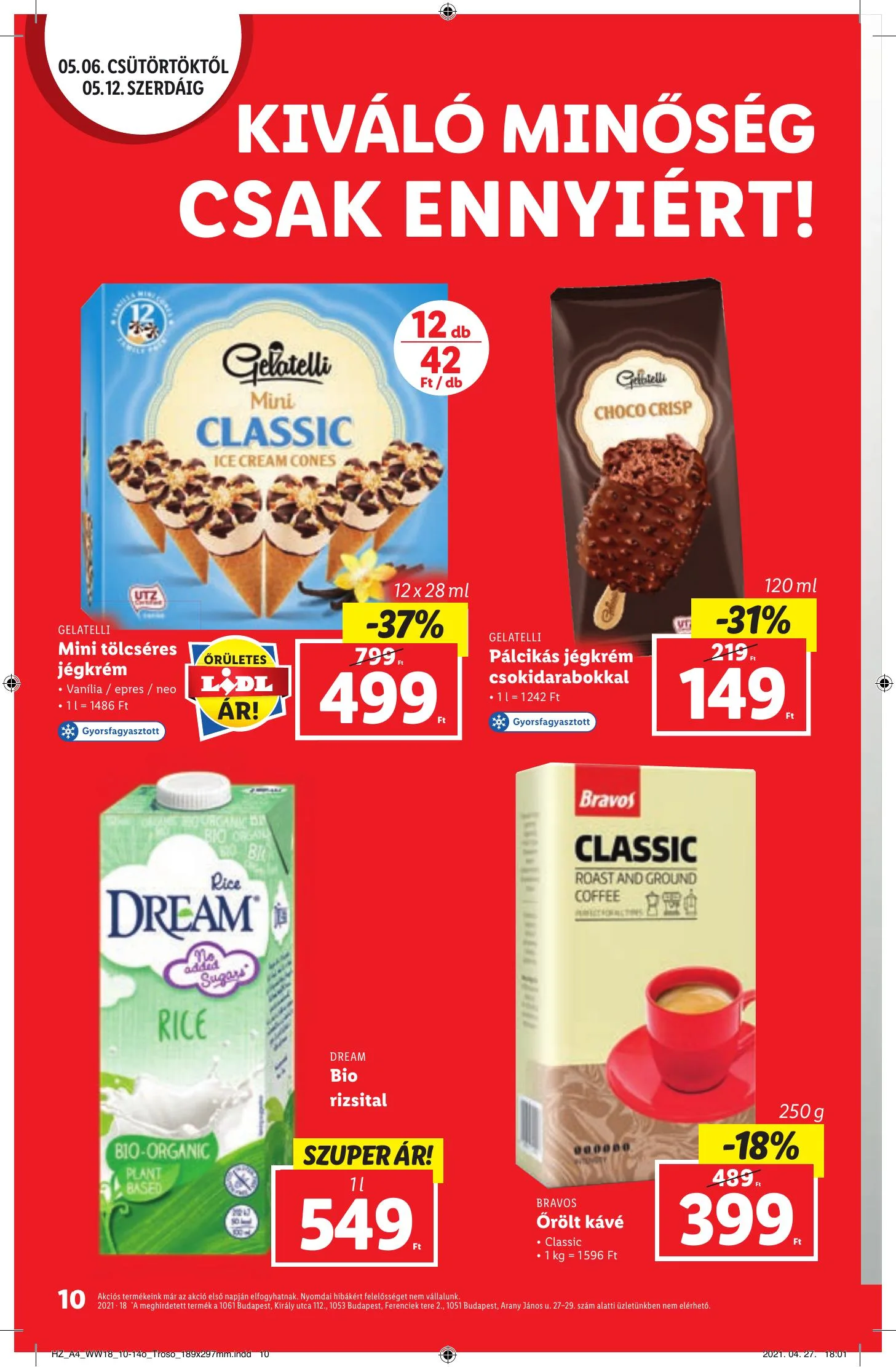 Lidl akciós újság 05.06–05.12 – 10. oldal