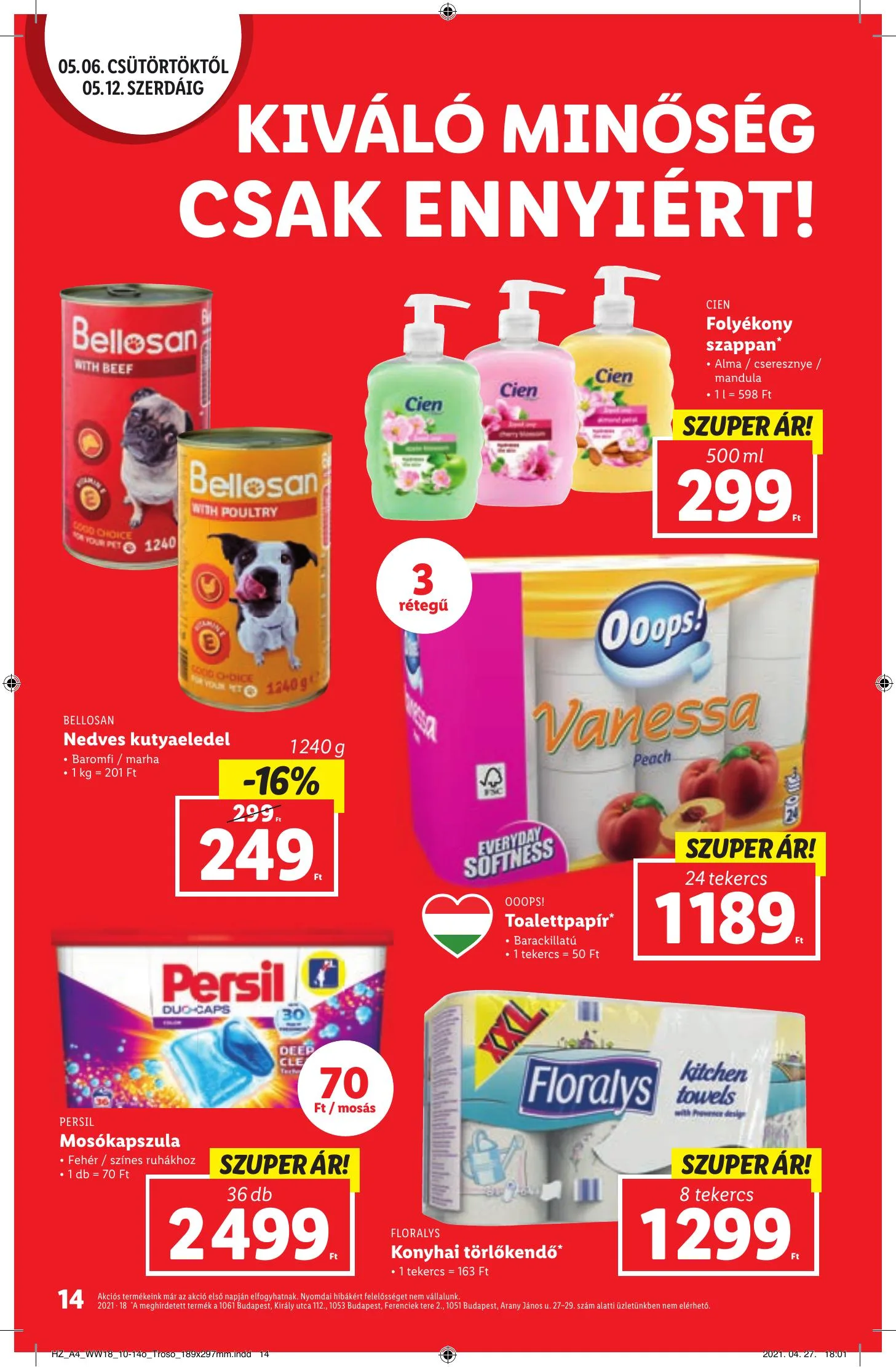 Lidl akciós újság 05.06–05.12 – 14. oldal