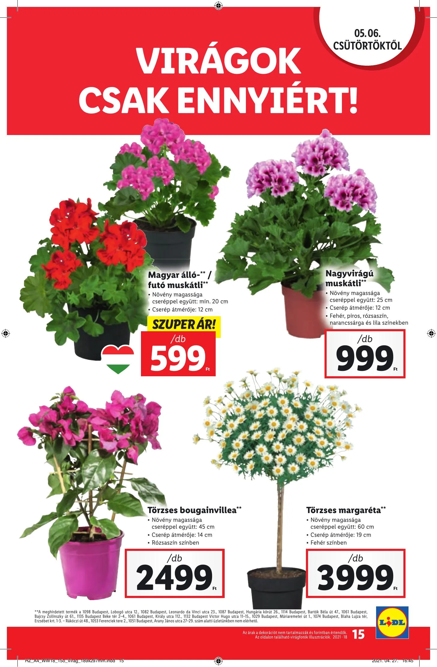 Lidl akciós újság 05.06–05.12 – 15. oldal