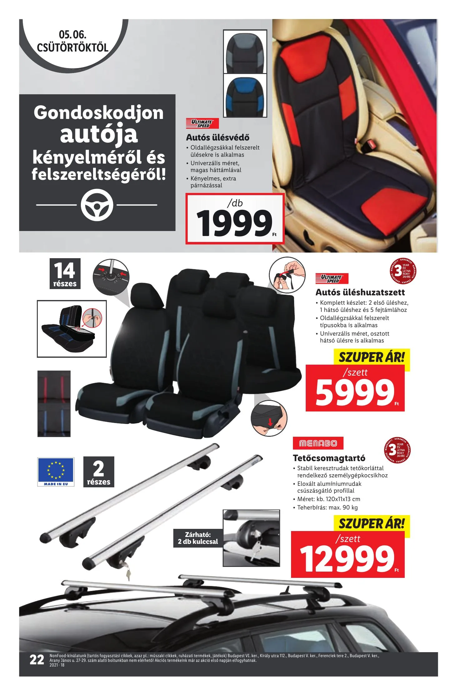 Lidl akciós újság 05.06–05.12 – 22. oldal