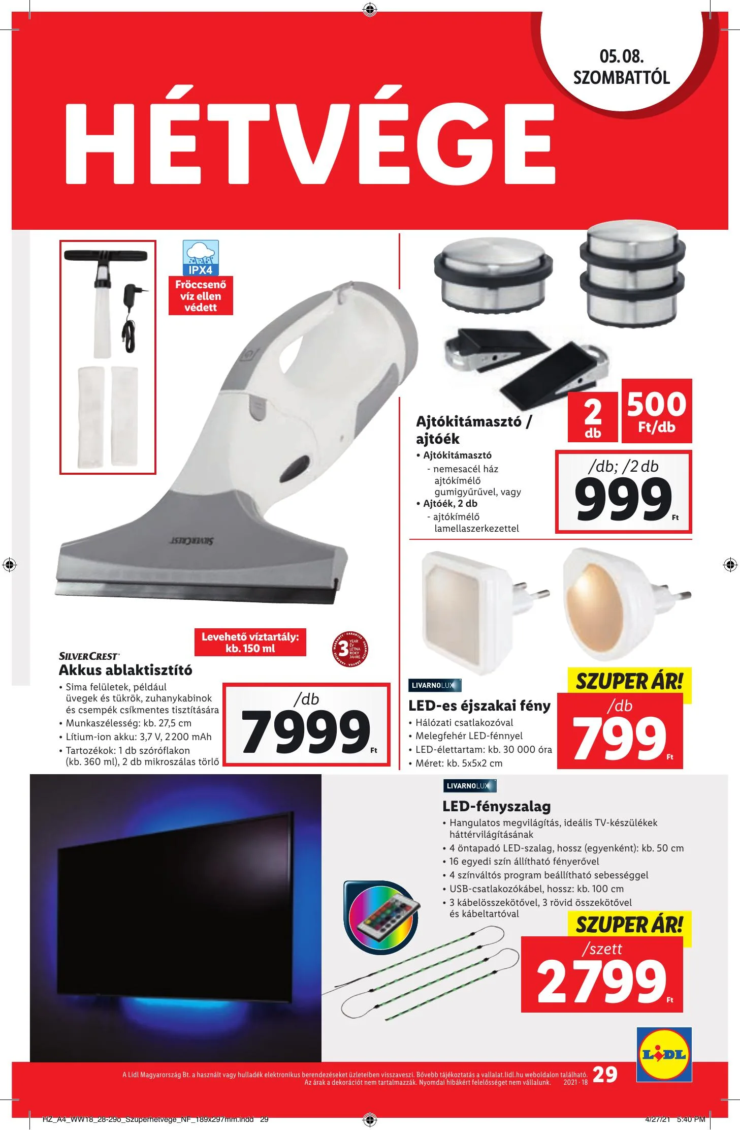 Lidl akciós újság 05.06–05.12 – 29. oldal