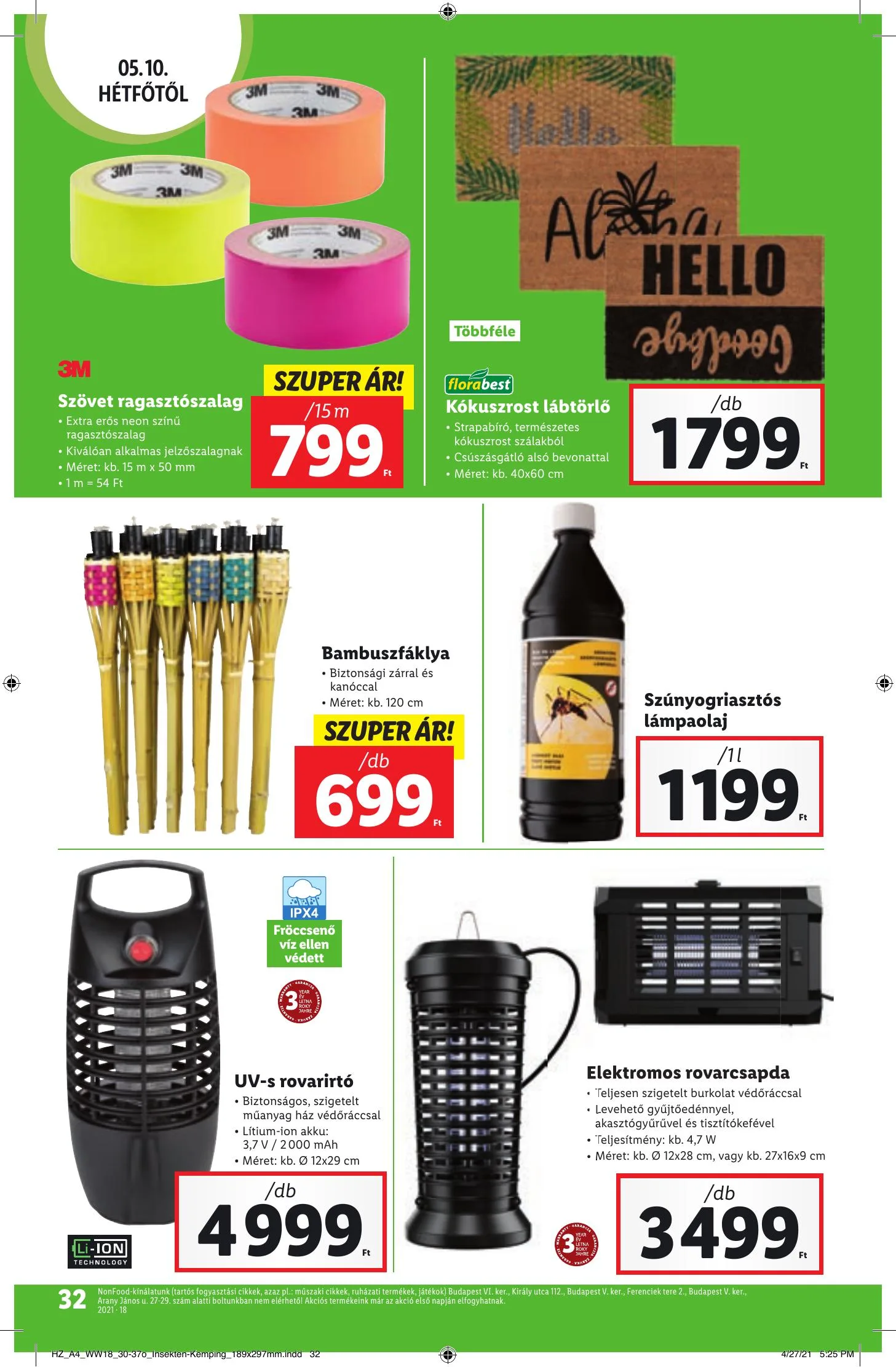 Lidl akciós újság 05.06–05.12 – 32. oldal