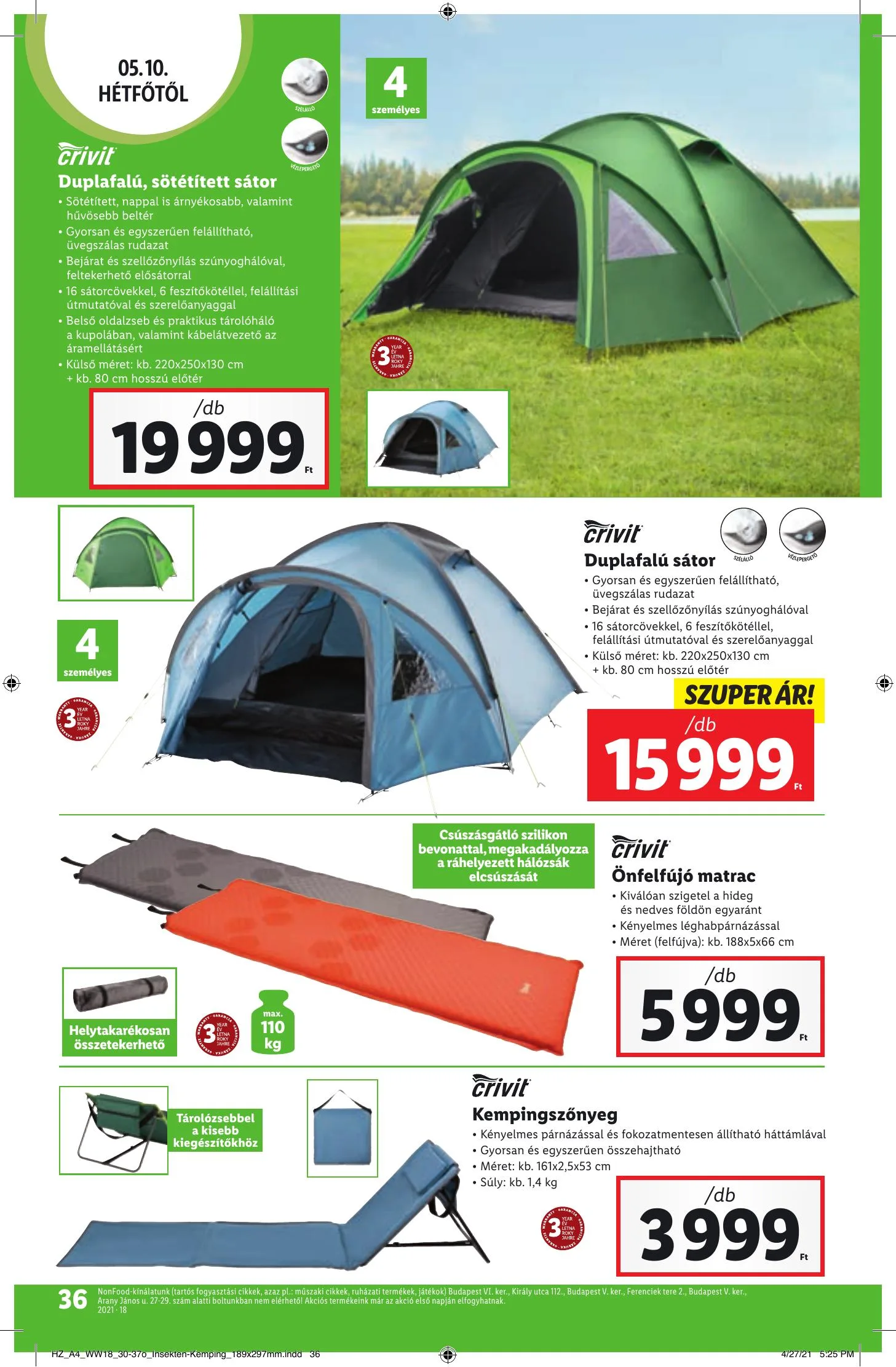 Lidl akciós újság 05.06–05.12 – 36. oldal