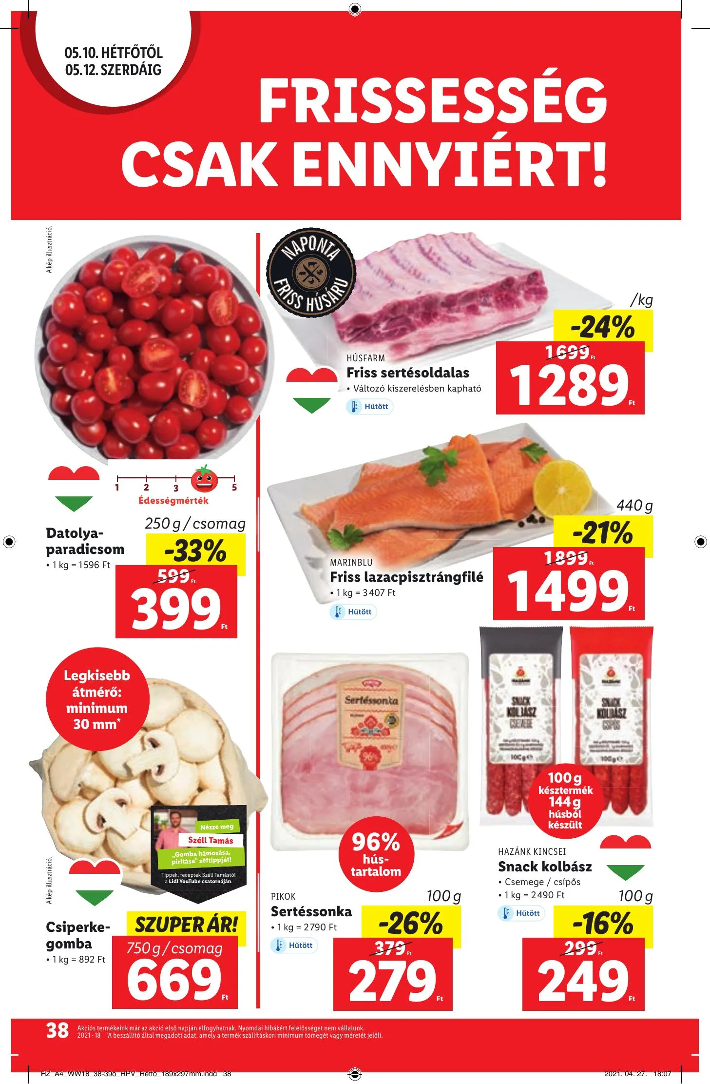 Lidl akciós újság 05.06–05.12 – 38. oldal