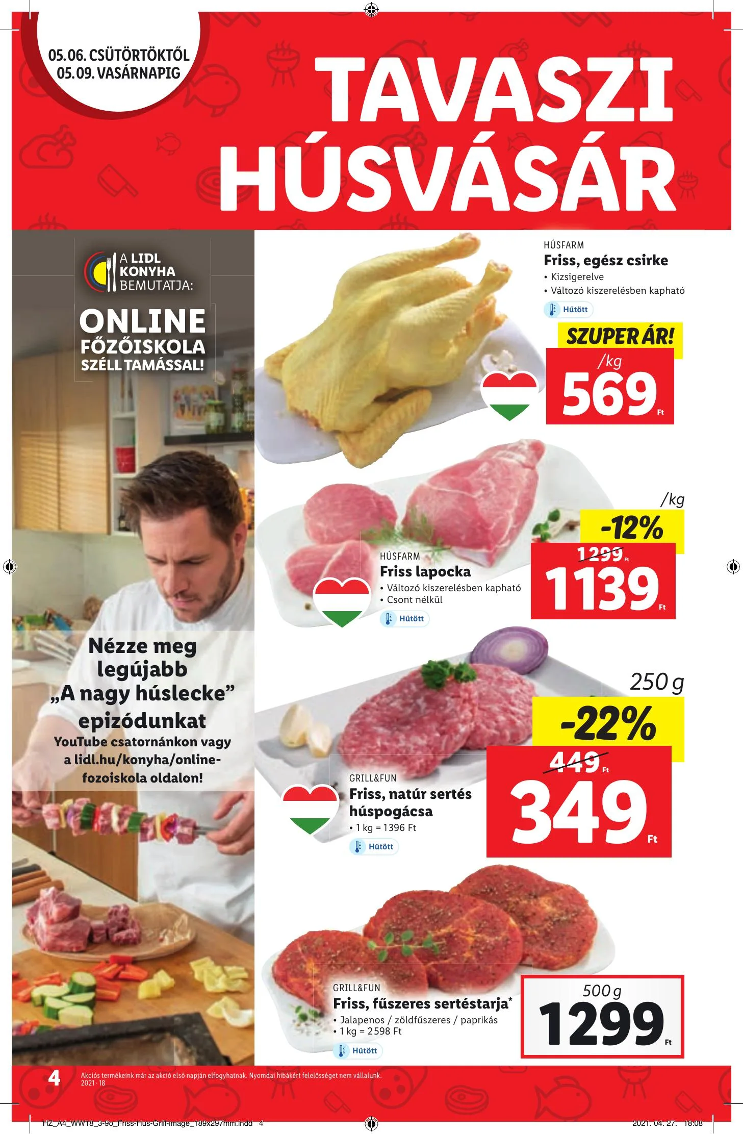 Lidl akciós újság 05.06–05.12 – 4. oldal
