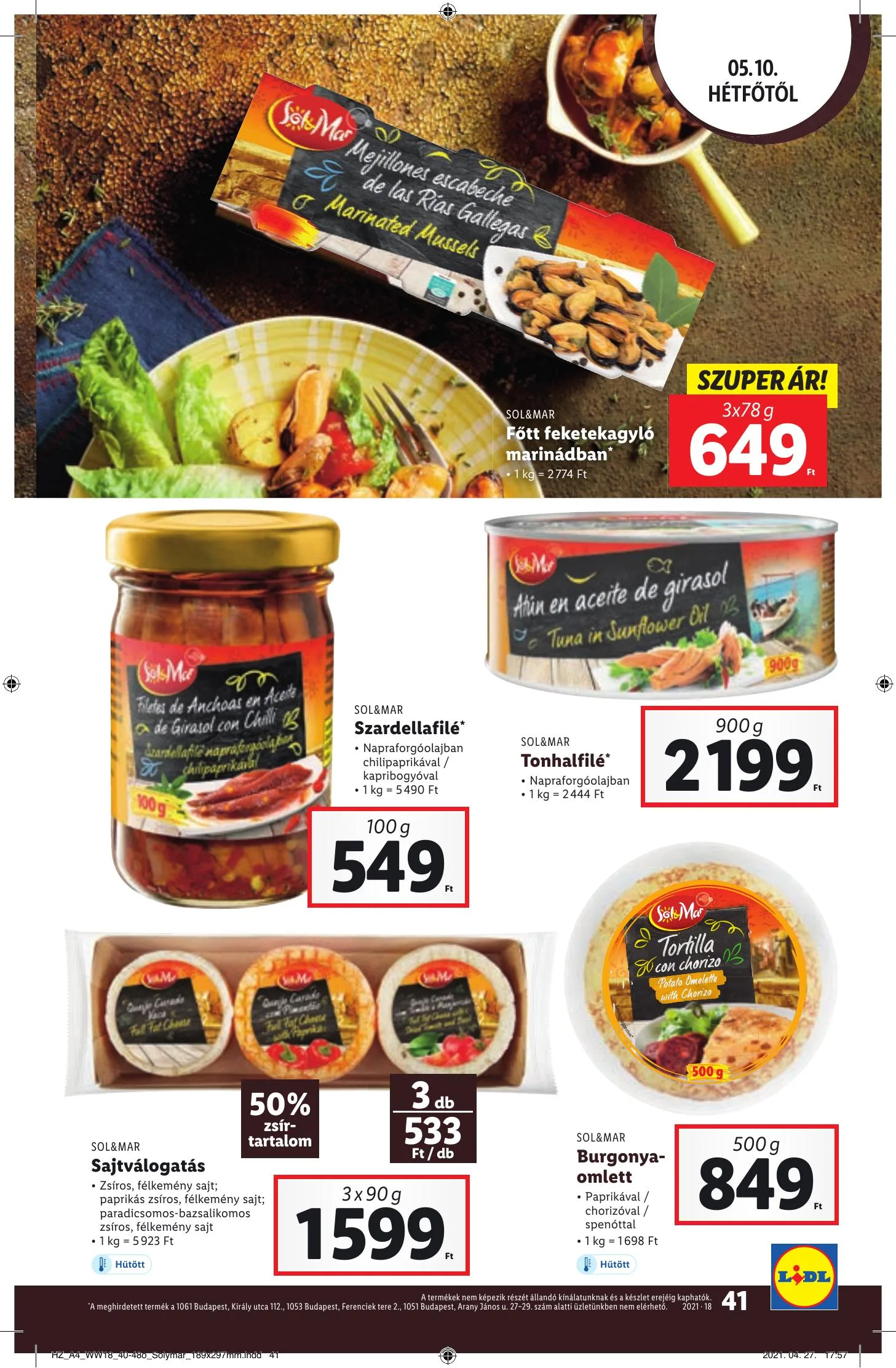 Lidl akciós újság 05.06–05.12 – 41. oldal