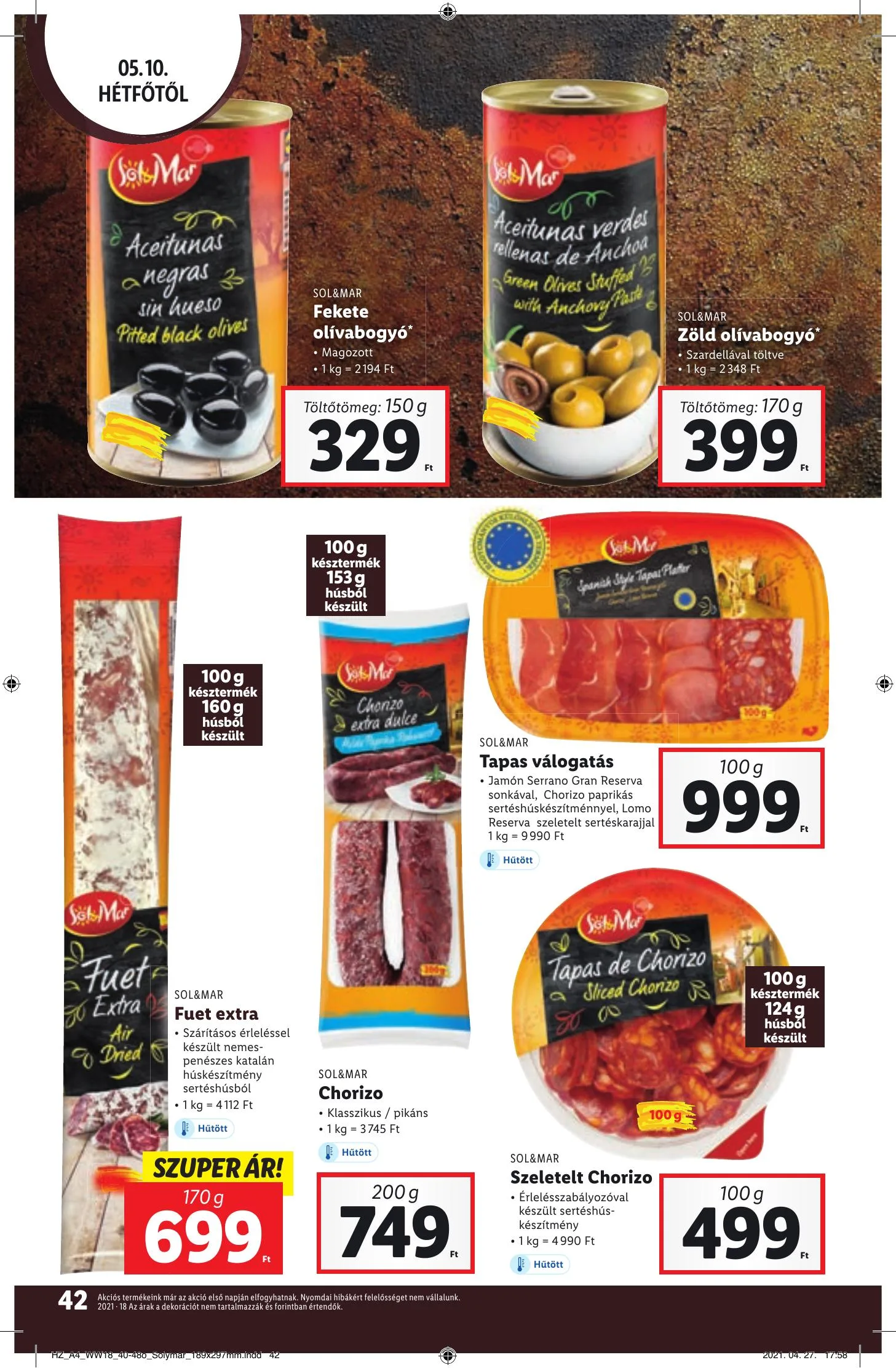 Lidl akciós újság 05.06–05.12 – 42. oldal
