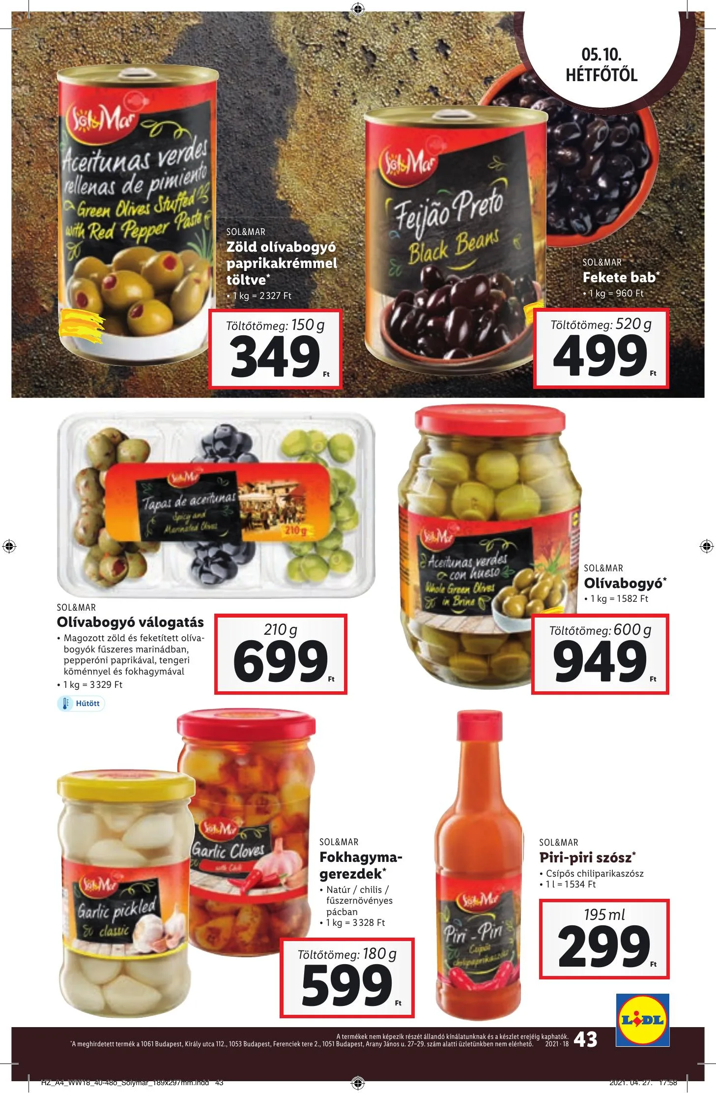 Lidl akciós újság 05.06–05.12 – 43. oldal