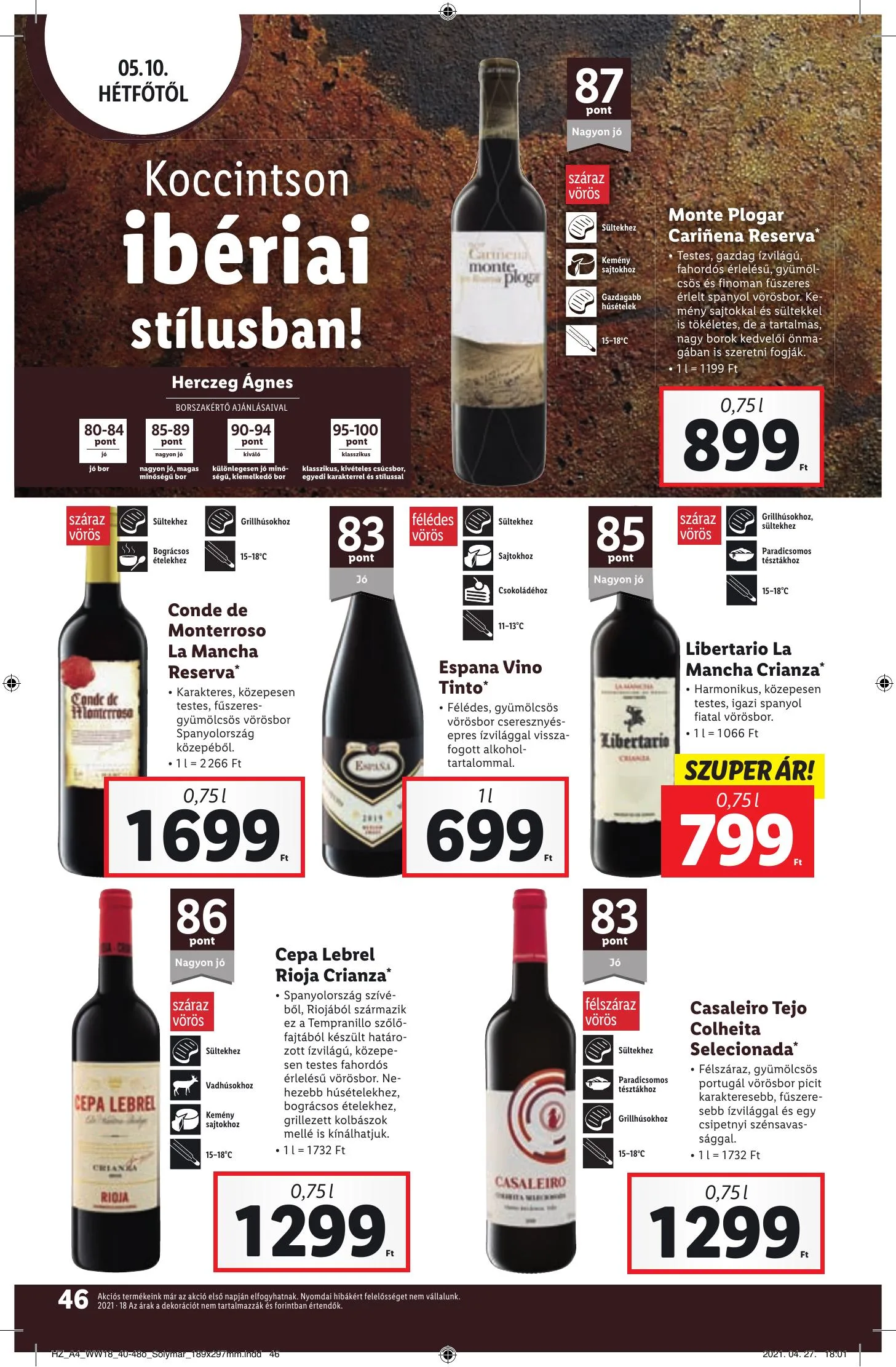 Lidl akciós újság 05.06–05.12 – 46. oldal