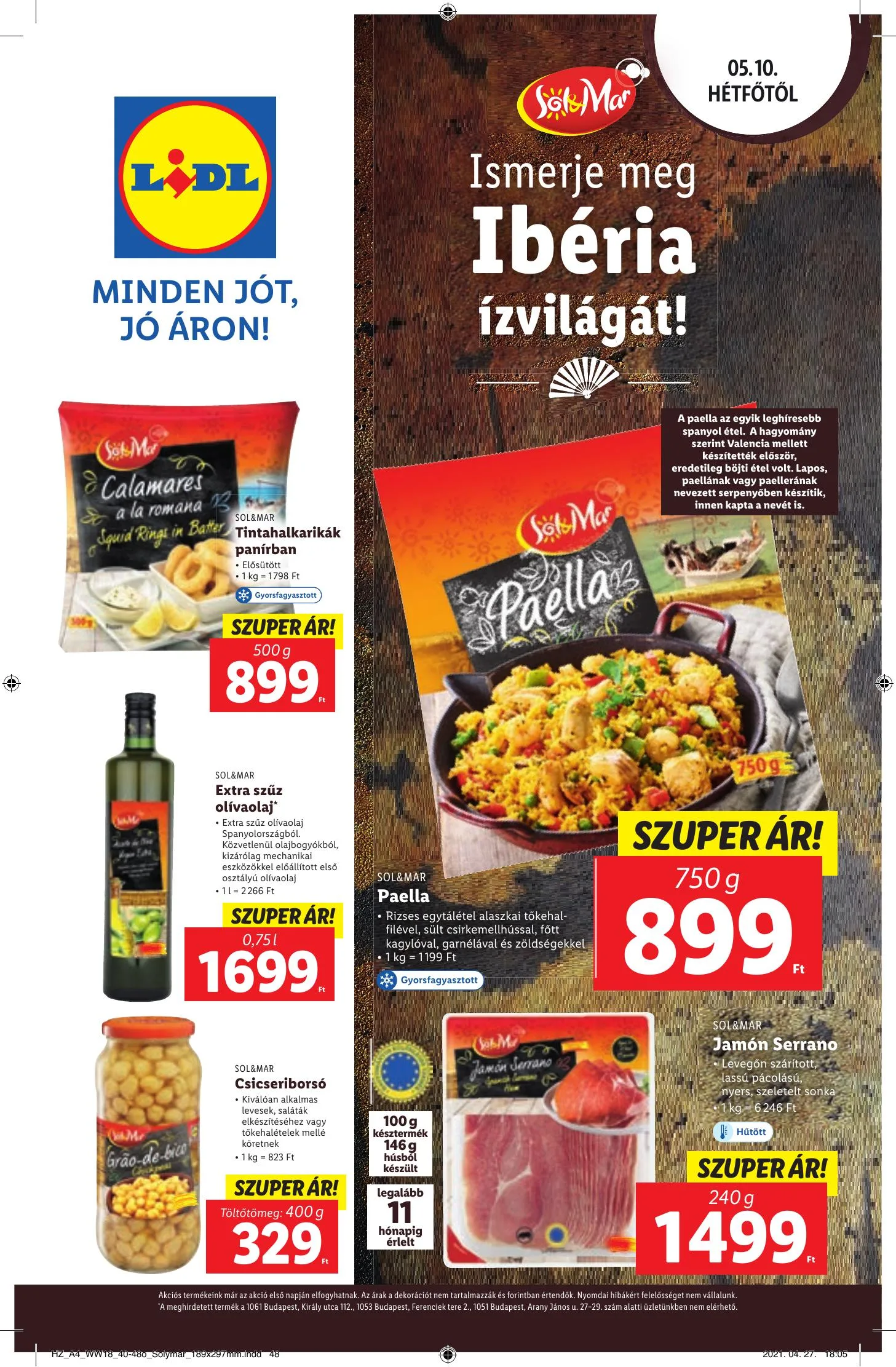 Lidl akciós újság 05.06–05.12 – 48. oldal