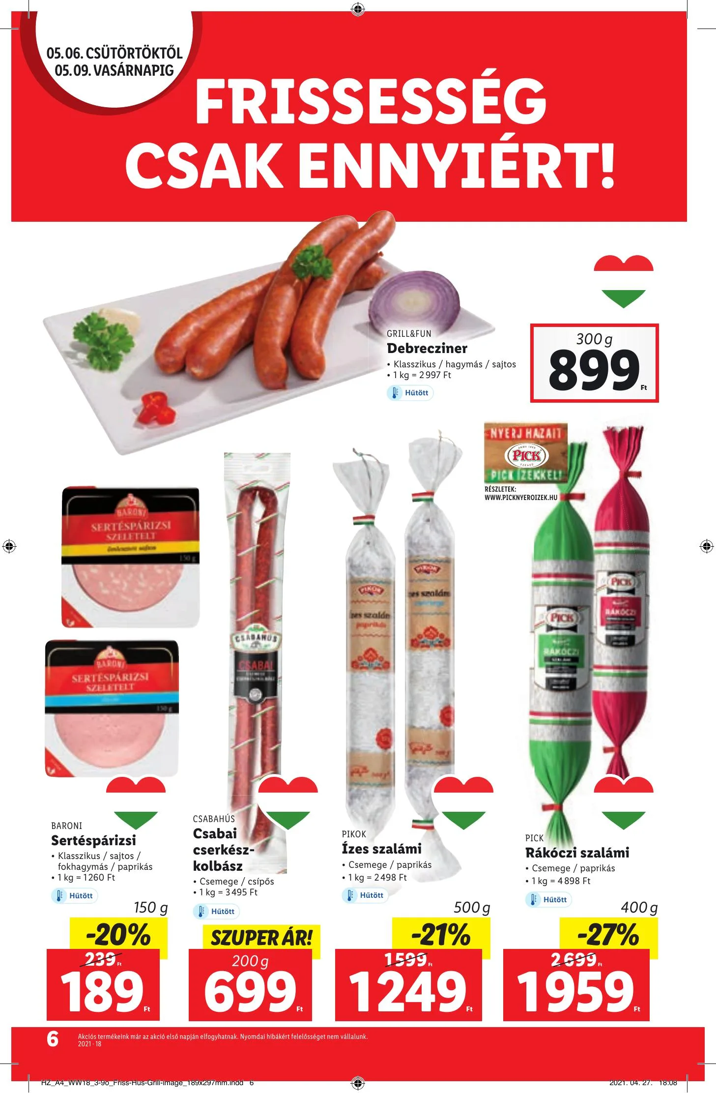 Lidl akciós újság 05.06–05.12 – 6. oldal