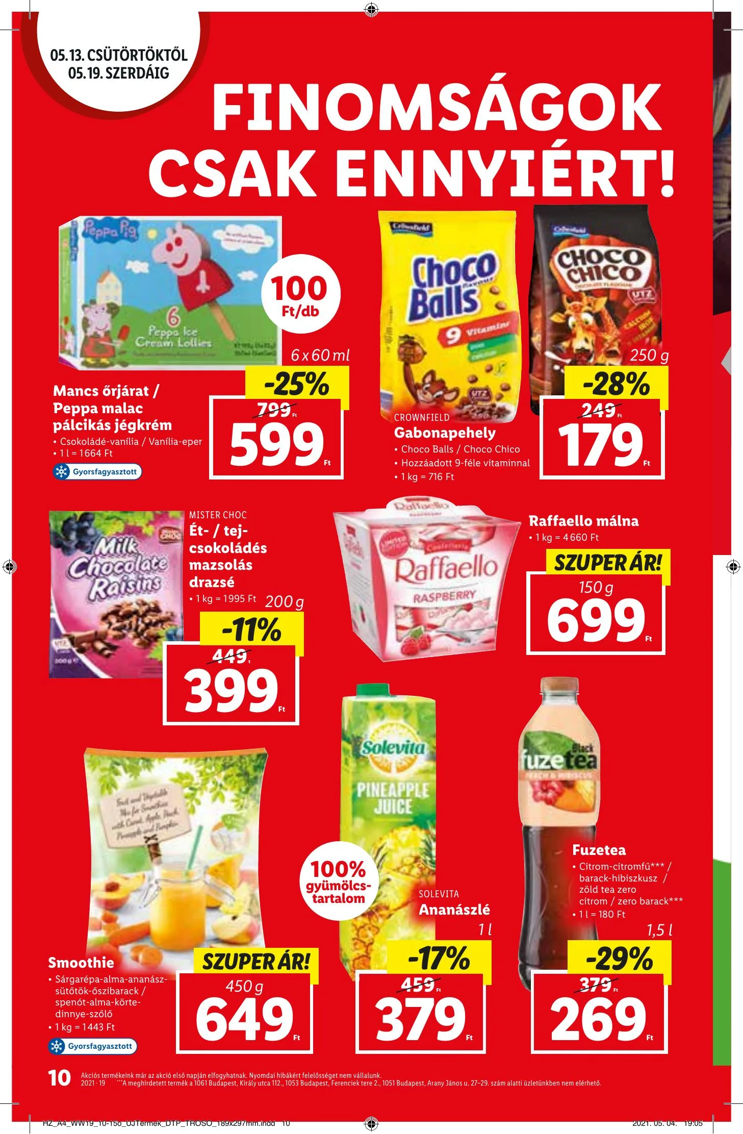 Lidl akciós újság 05.13–05.19 – 10. oldal