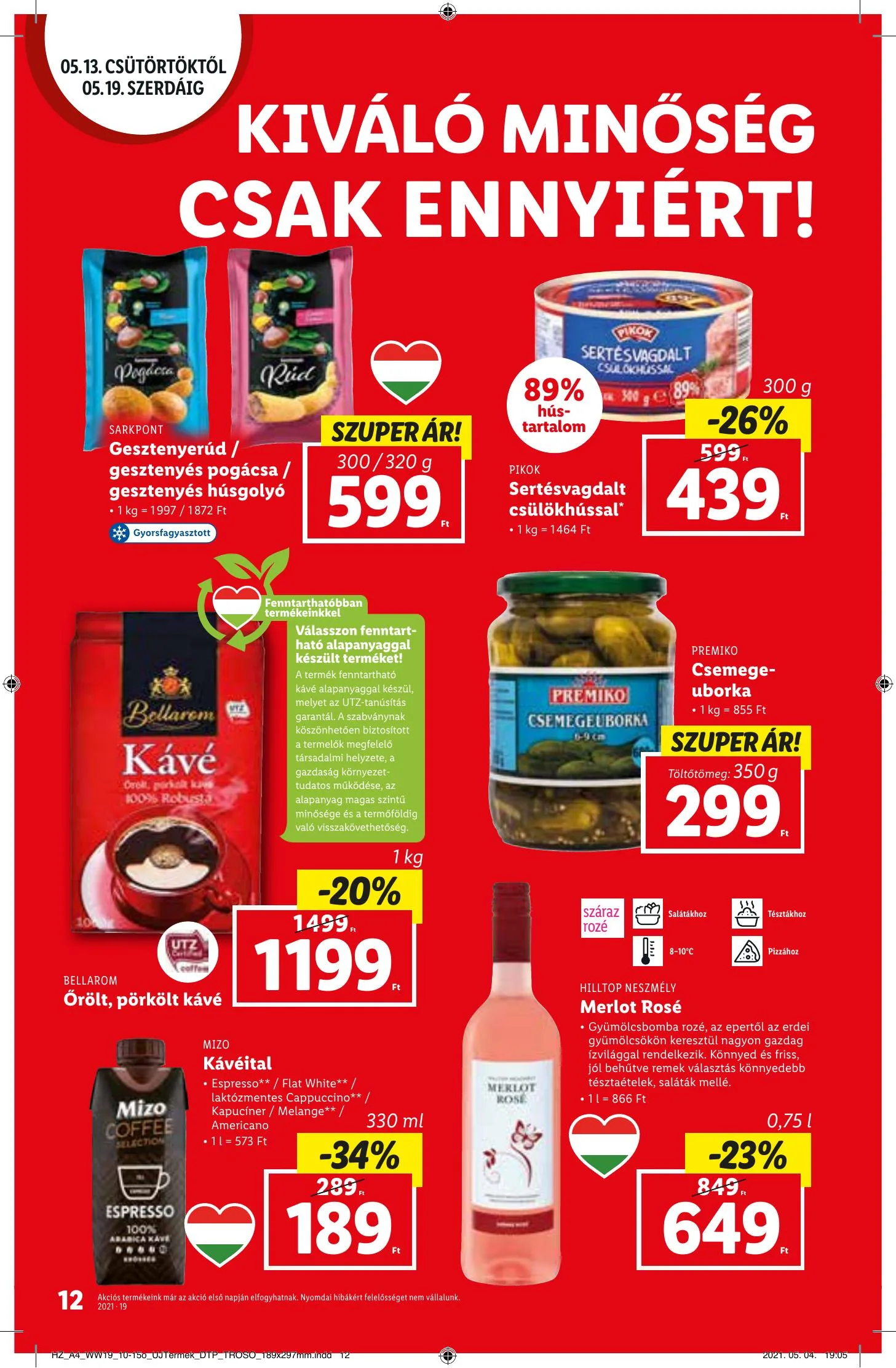 Lidl akciós újság 05.13–05.19 – 12. oldal