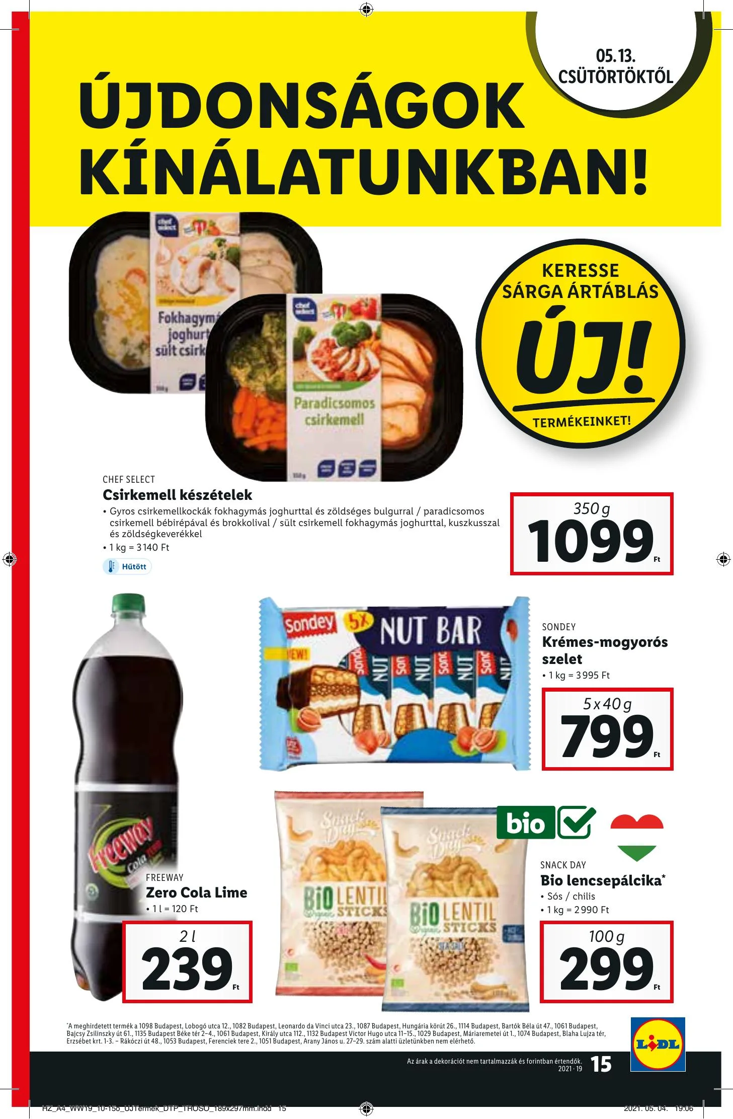Lidl akciós újság 05.13–05.19 – 15. oldal