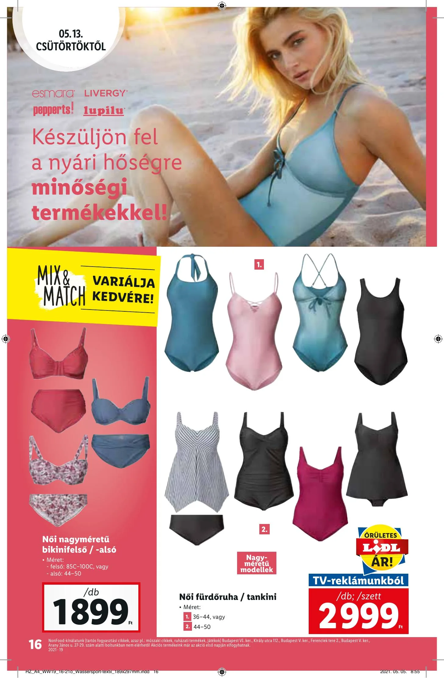 Lidl akciós újság 05.13–05.19 – 16. oldal
