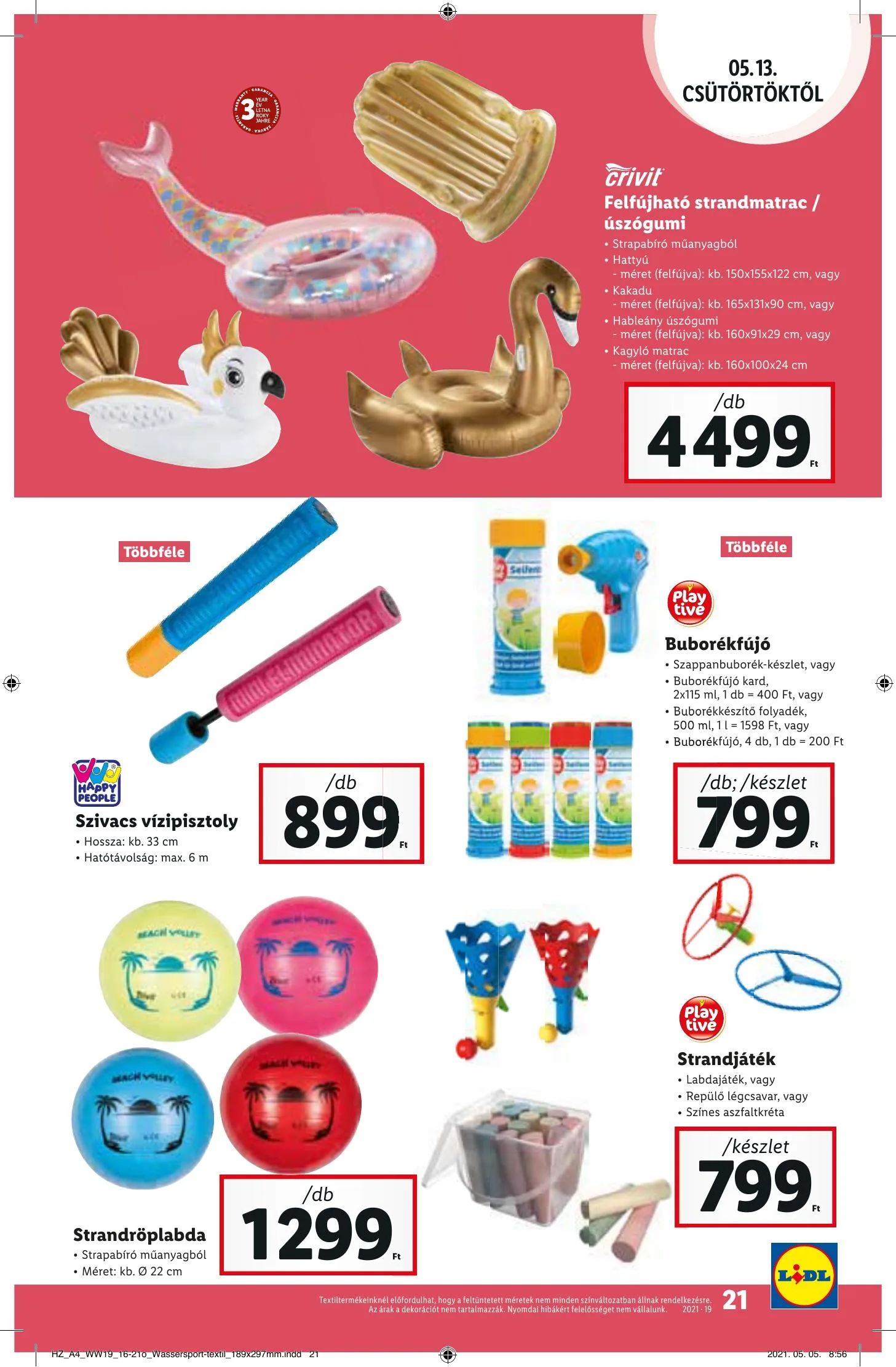 Lidl akciós újság 05.13–05.19 – 21. oldal