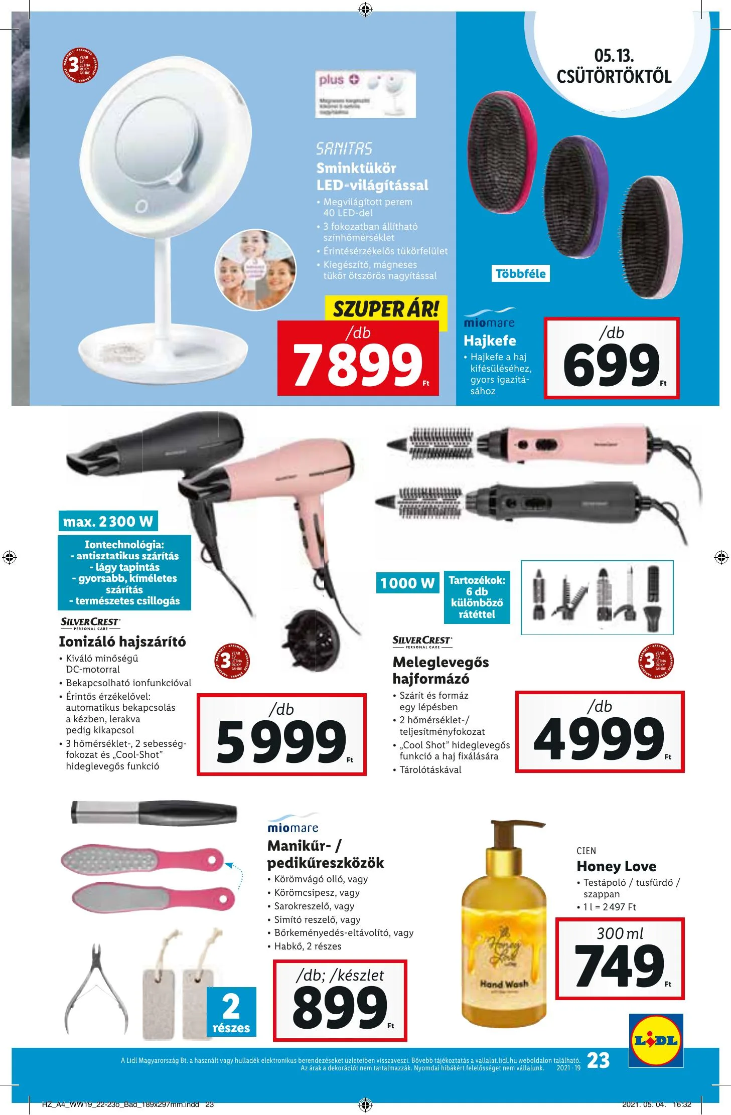 Lidl akciós újság 05.13–05.19 – 23. oldal