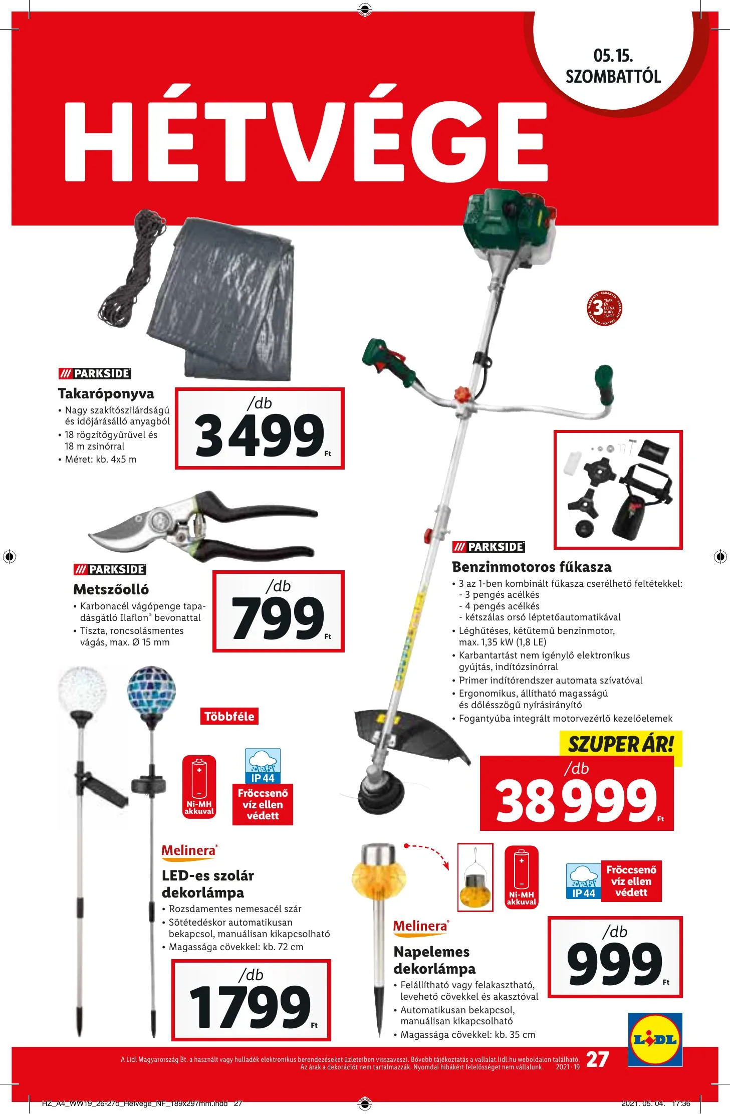 Lidl akciós újság 05.13–05.19 – 27. oldal