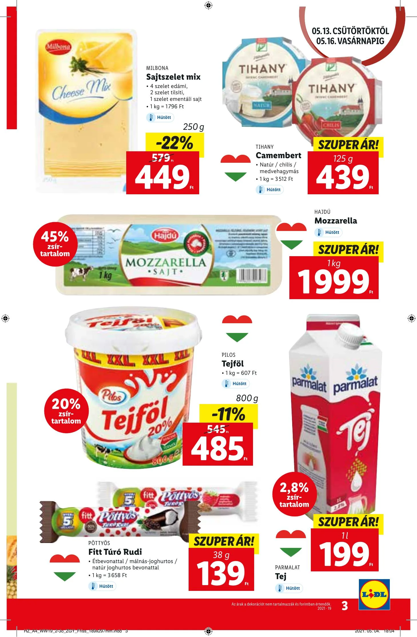 Lidl akciós újság 05.13–05.19 – 3. oldal