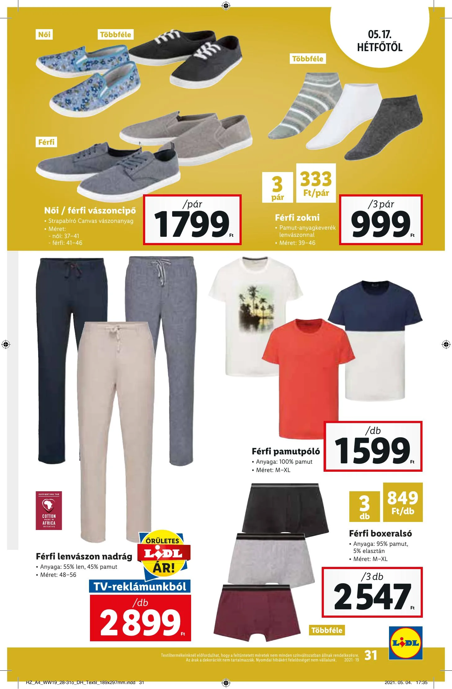 Lidl akciós újság 05.13–05.19 – 31. oldal