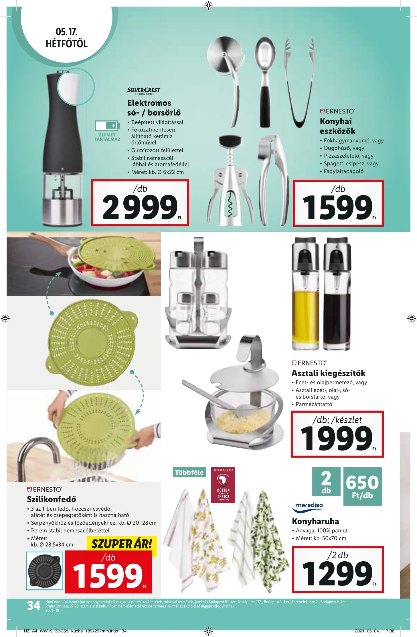 Lidl akciós újság 05.13–05.19 – 34. oldal