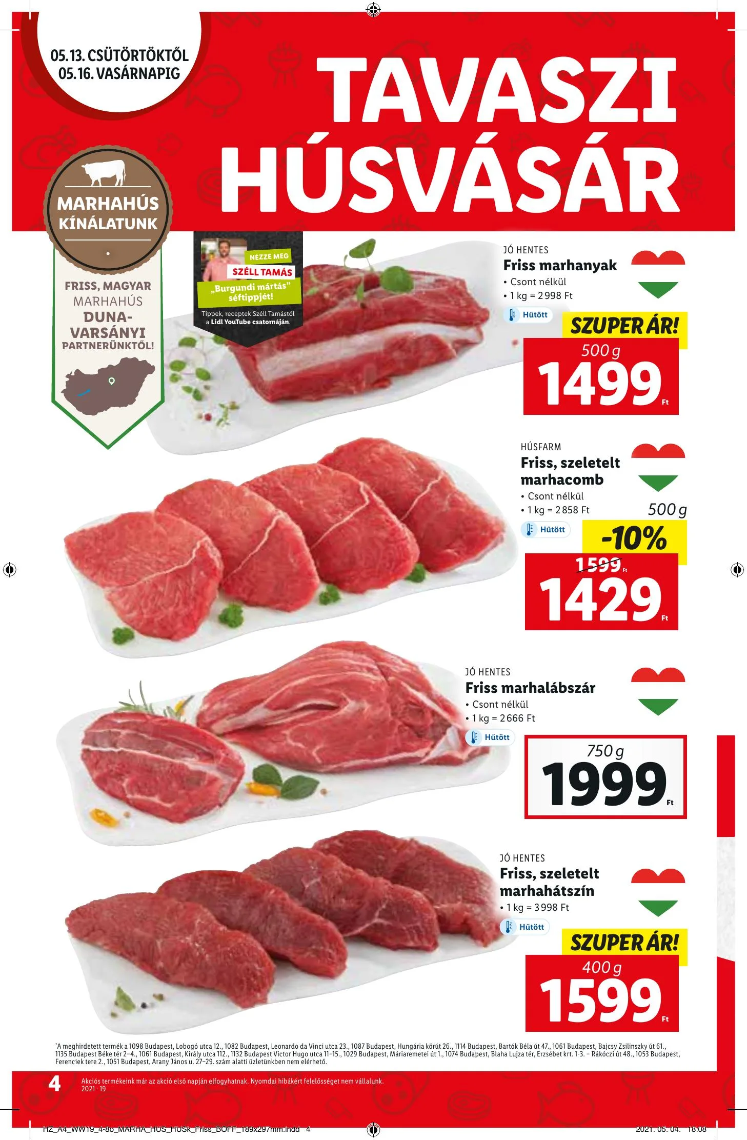 Lidl akciós újság 05.13–05.19 – 4. oldal