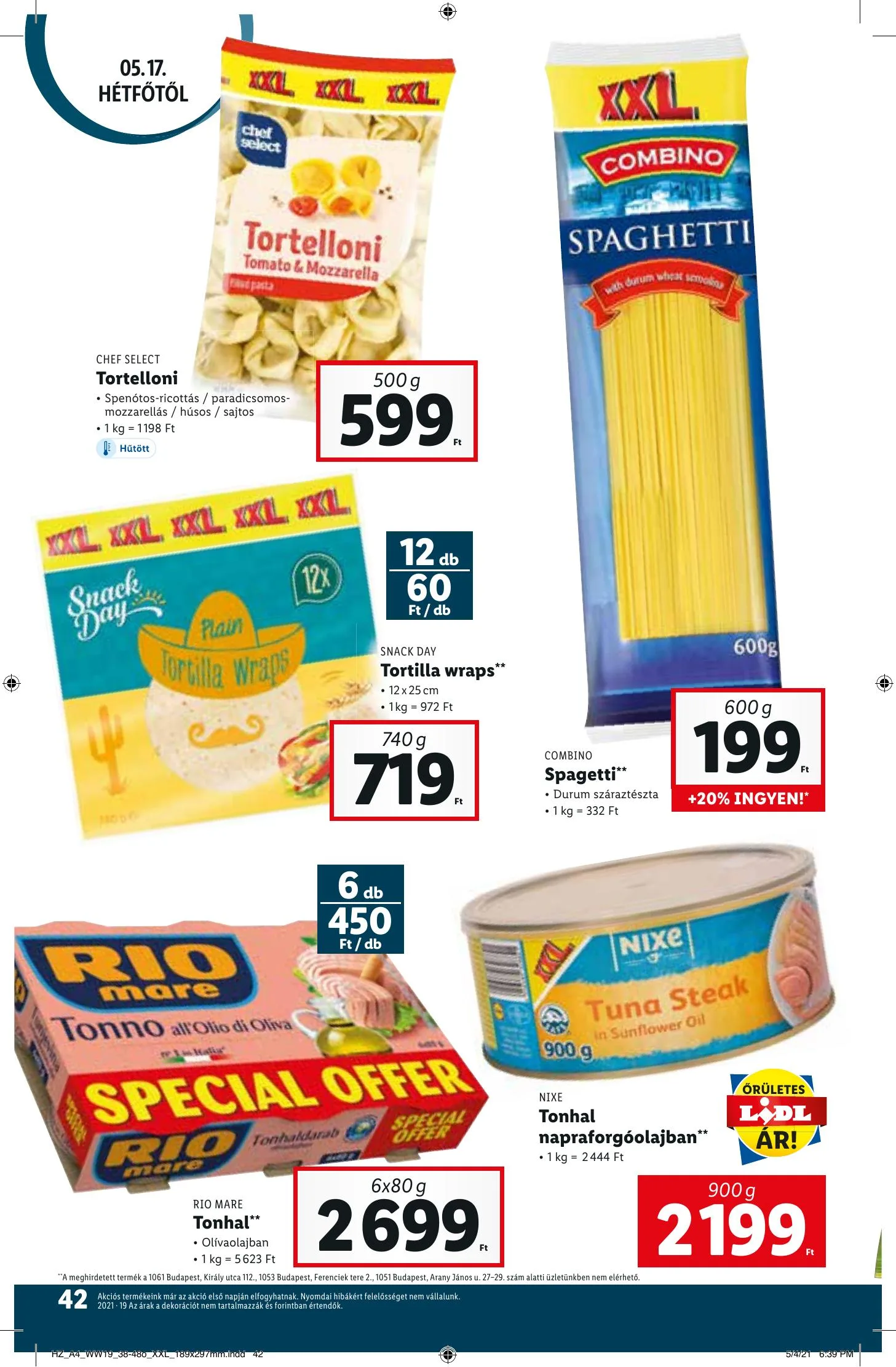 Lidl akciós újság 05.13–05.19 – 42. oldal