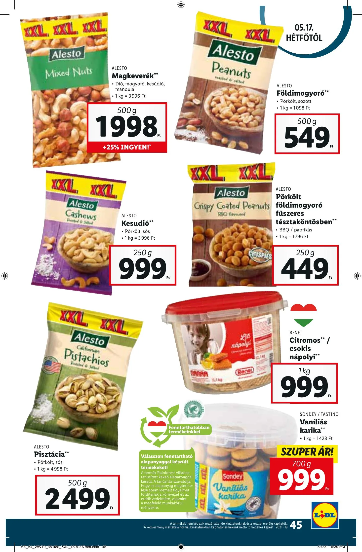 Lidl akciós újság 05.13–05.19 – 45. oldal
