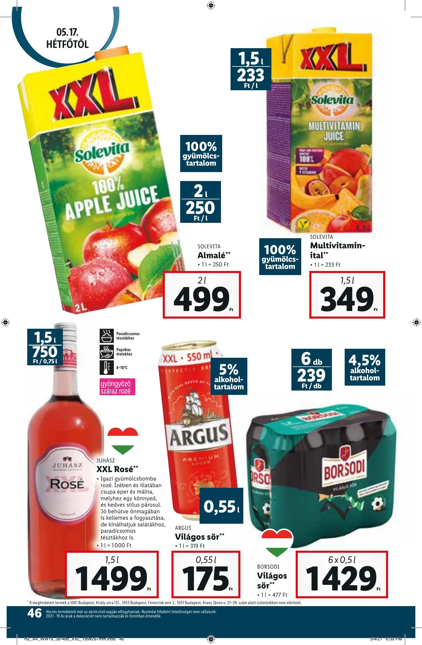 Lidl akciós újság 05.13–05.19 – 46. oldal