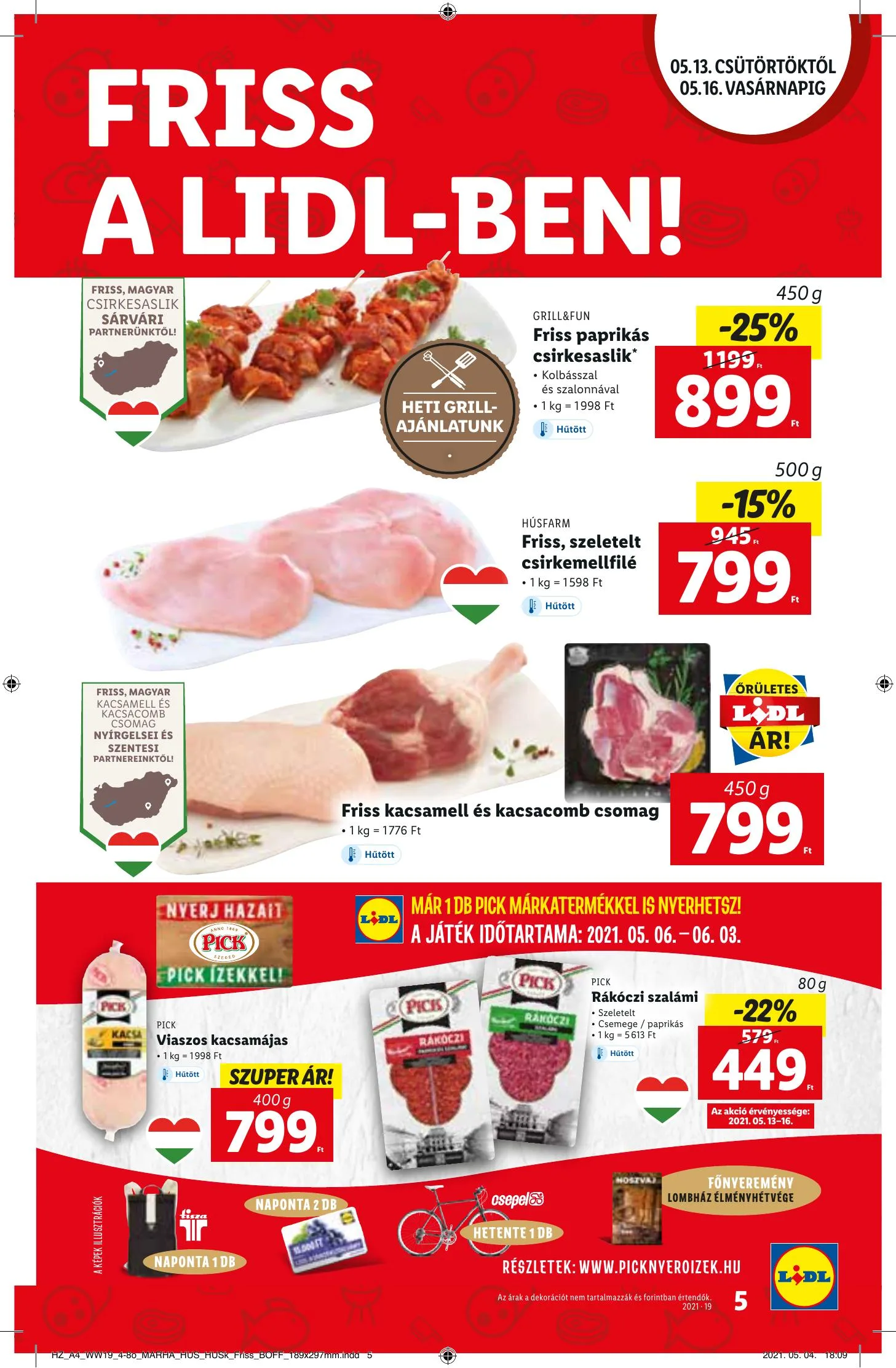 Lidl akciós újság 05.13–05.19 – 5. oldal
