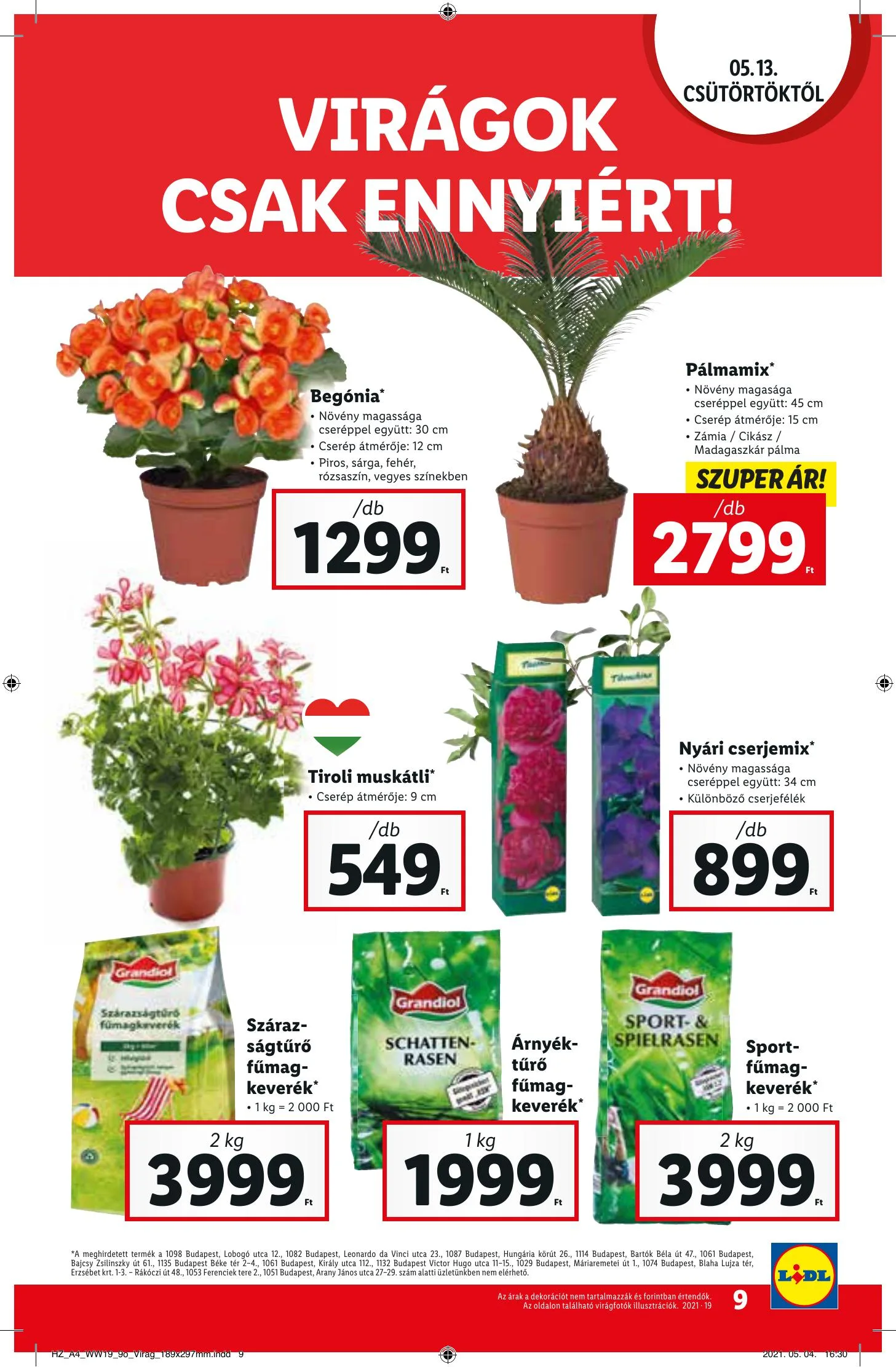 Lidl akciós újság 05.13–05.19 – 9. oldal