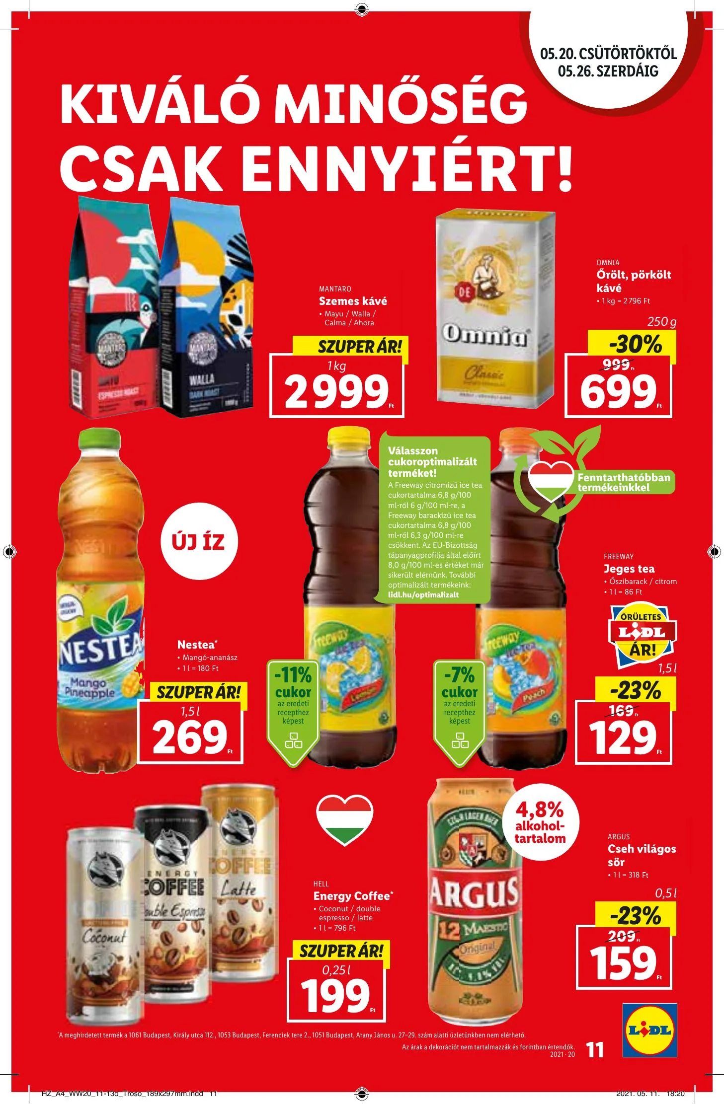 Lidl akciós újság 05.20–05.26 – 11. oldal