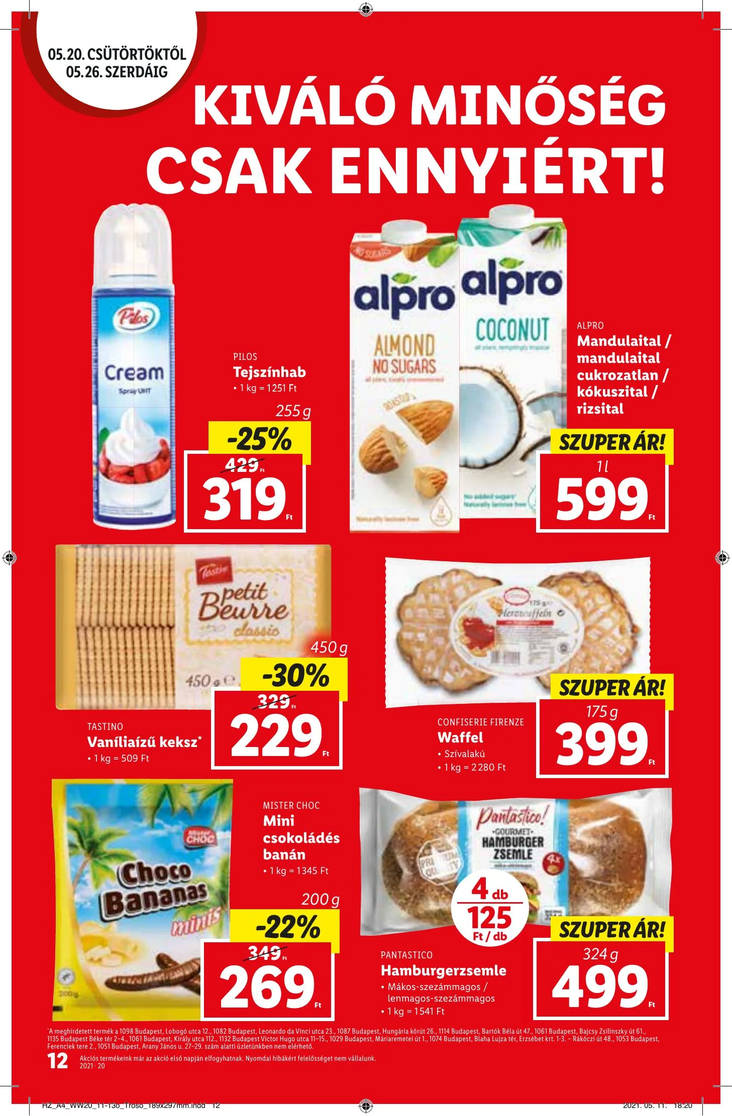 Lidl akciós újság 05.20–05.26 – 12. oldal