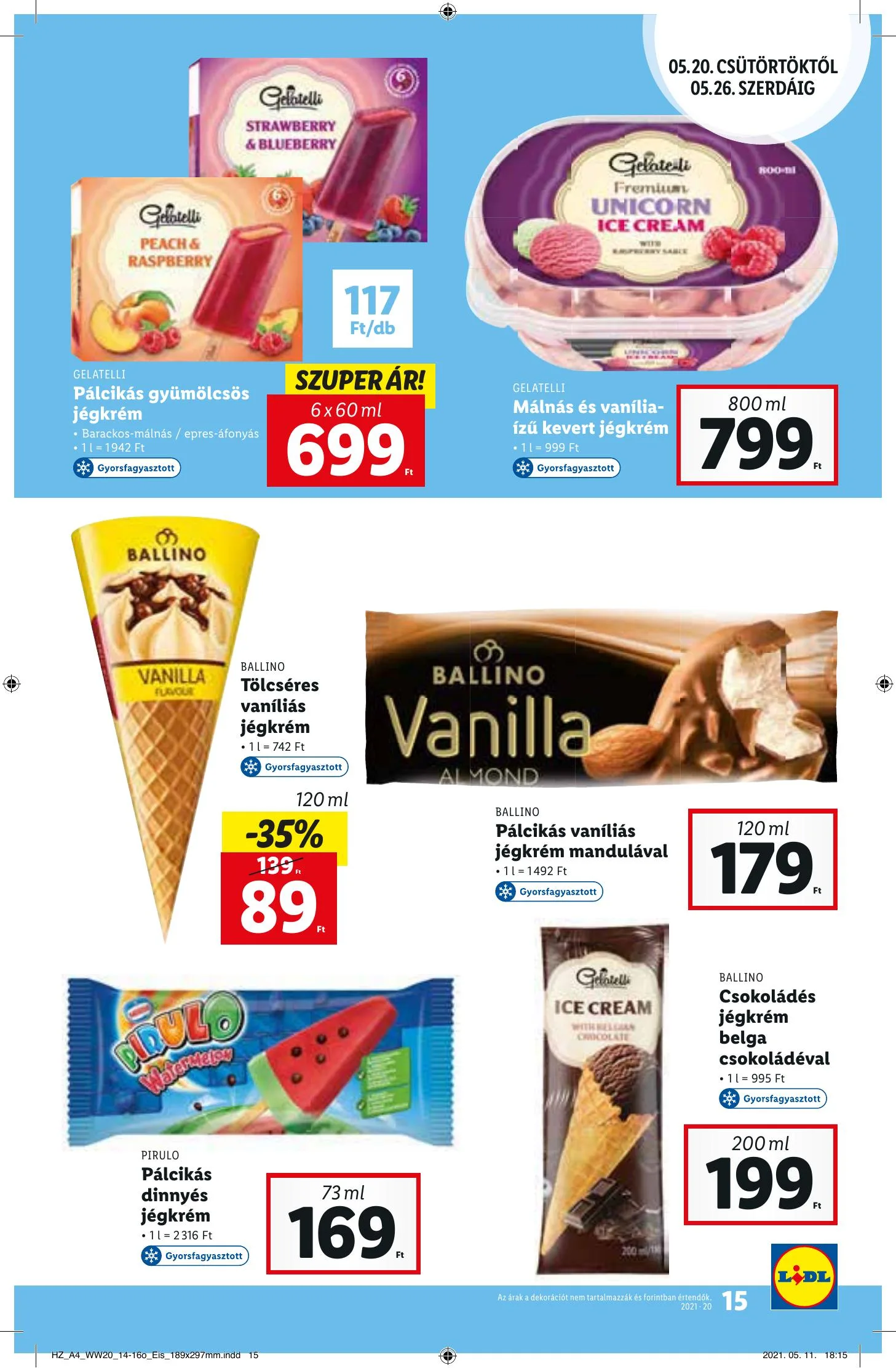 Lidl akciós újság 05.20–05.26 – 15. oldal